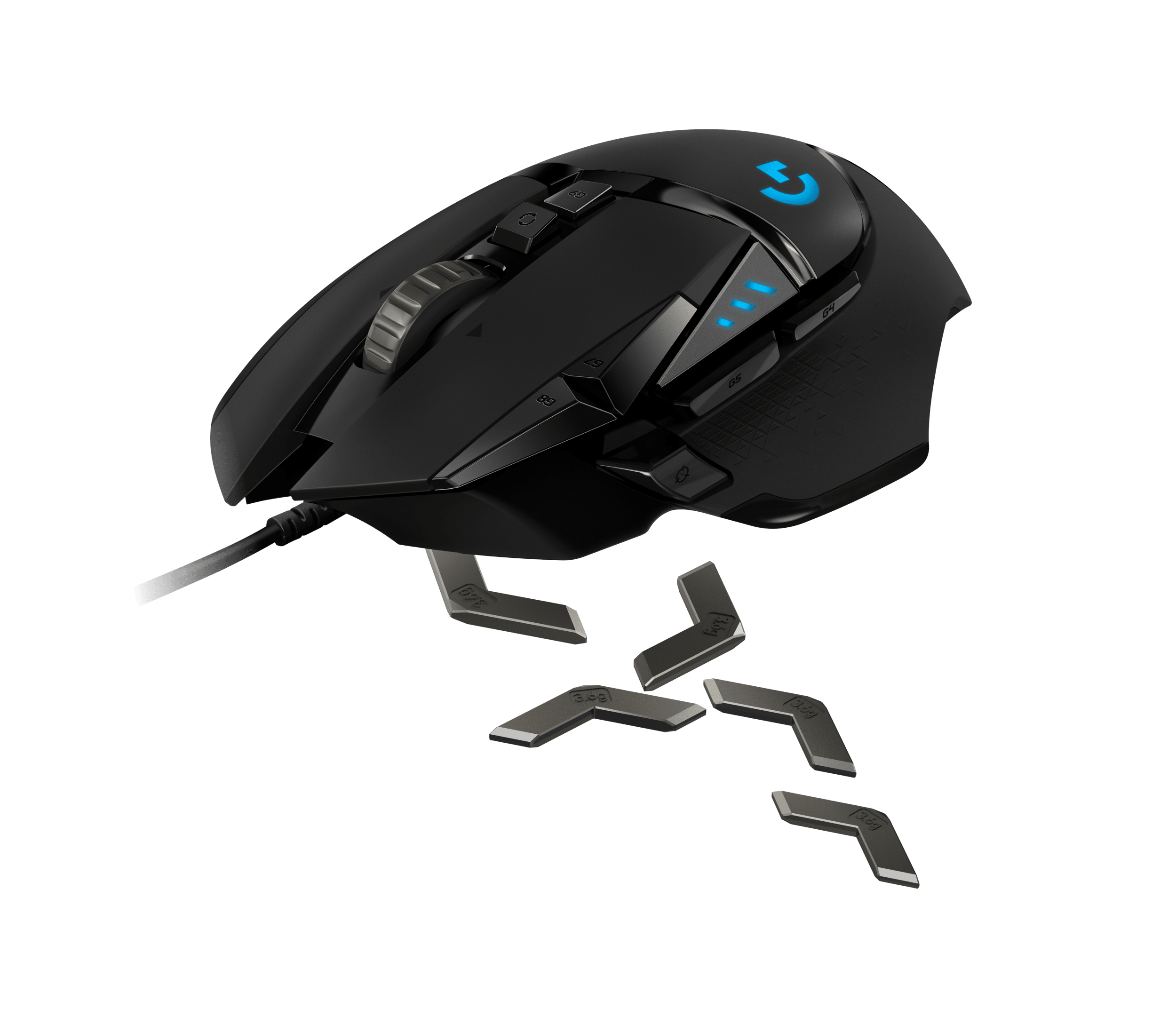 Logitech G G502 Wired Gaming Mouse, цвет: Чёрный — фото 5