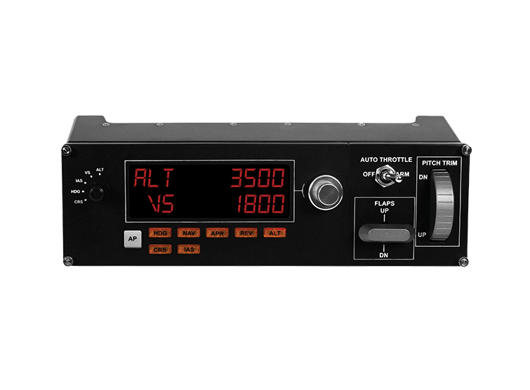 Logitech G Flight Multi Panel Autopilot Controller, цвет: Чёрный