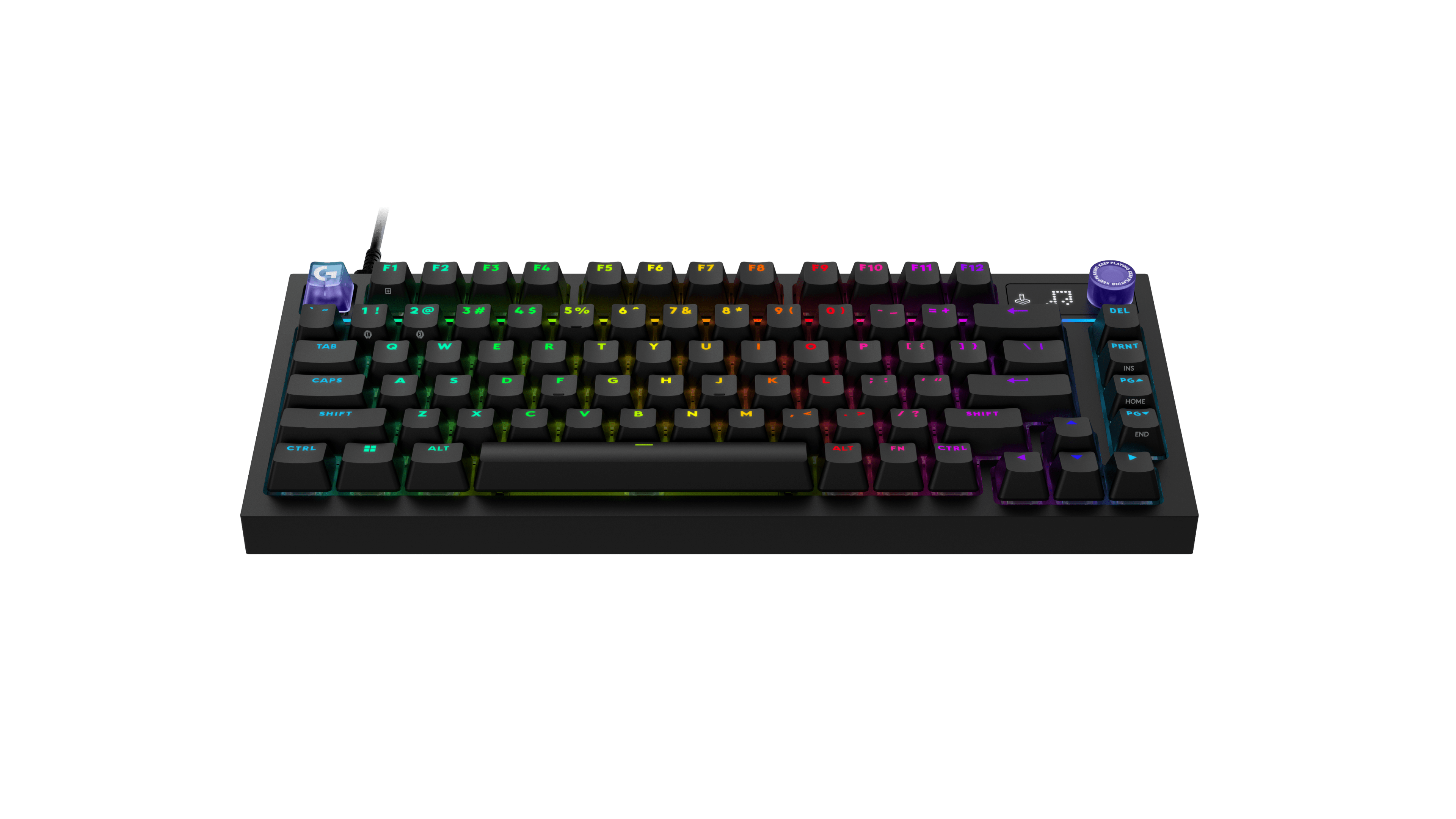Logitech G G316 X 75 75% Wired Gaming Keyboard, цвет: Чёрный, вариант 1 — фото 2