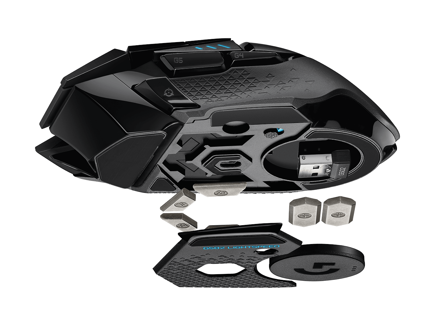 Logitech G G502 Lightspeed Wireless Gaming Mouse, цвет: Чёрный — фото 7
