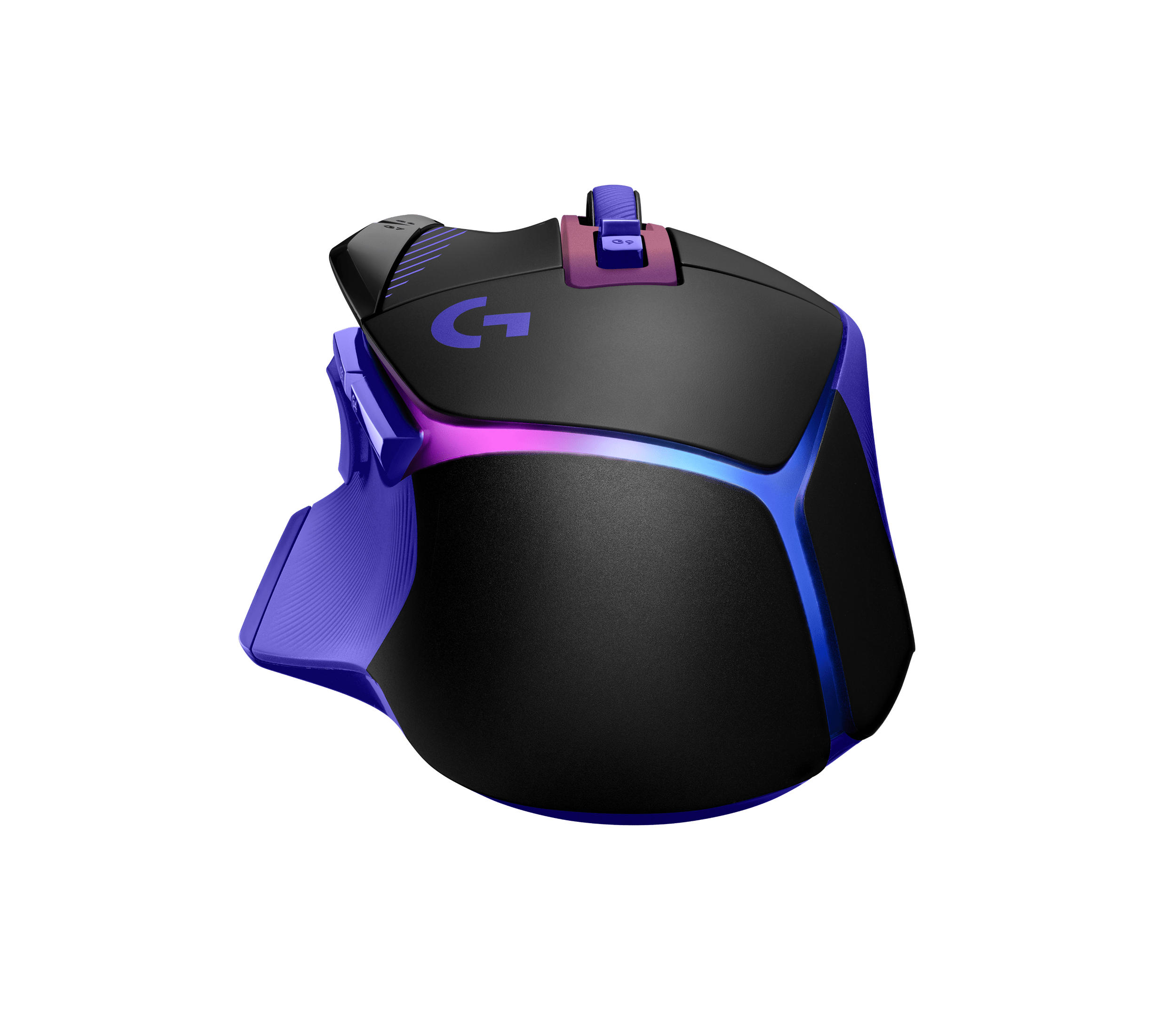 Logitech G G502 X Plus Wireless Gaming Mouse, цвет: Чёрный / Фиолетовый — фото 5