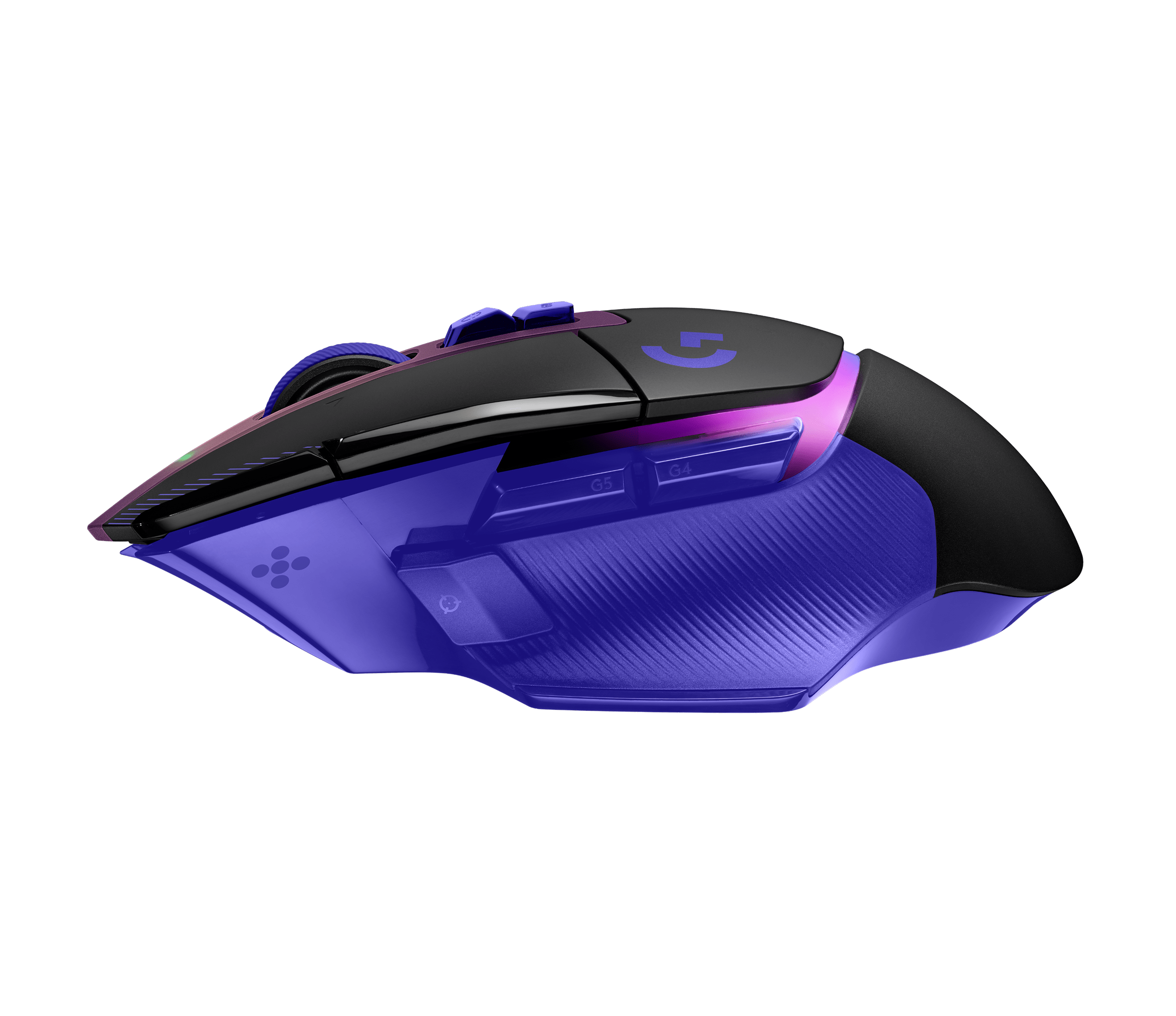Logitech G G502 X Plus Wireless Gaming Mouse, цвет: Чёрный / Фиолетовый — фото 2