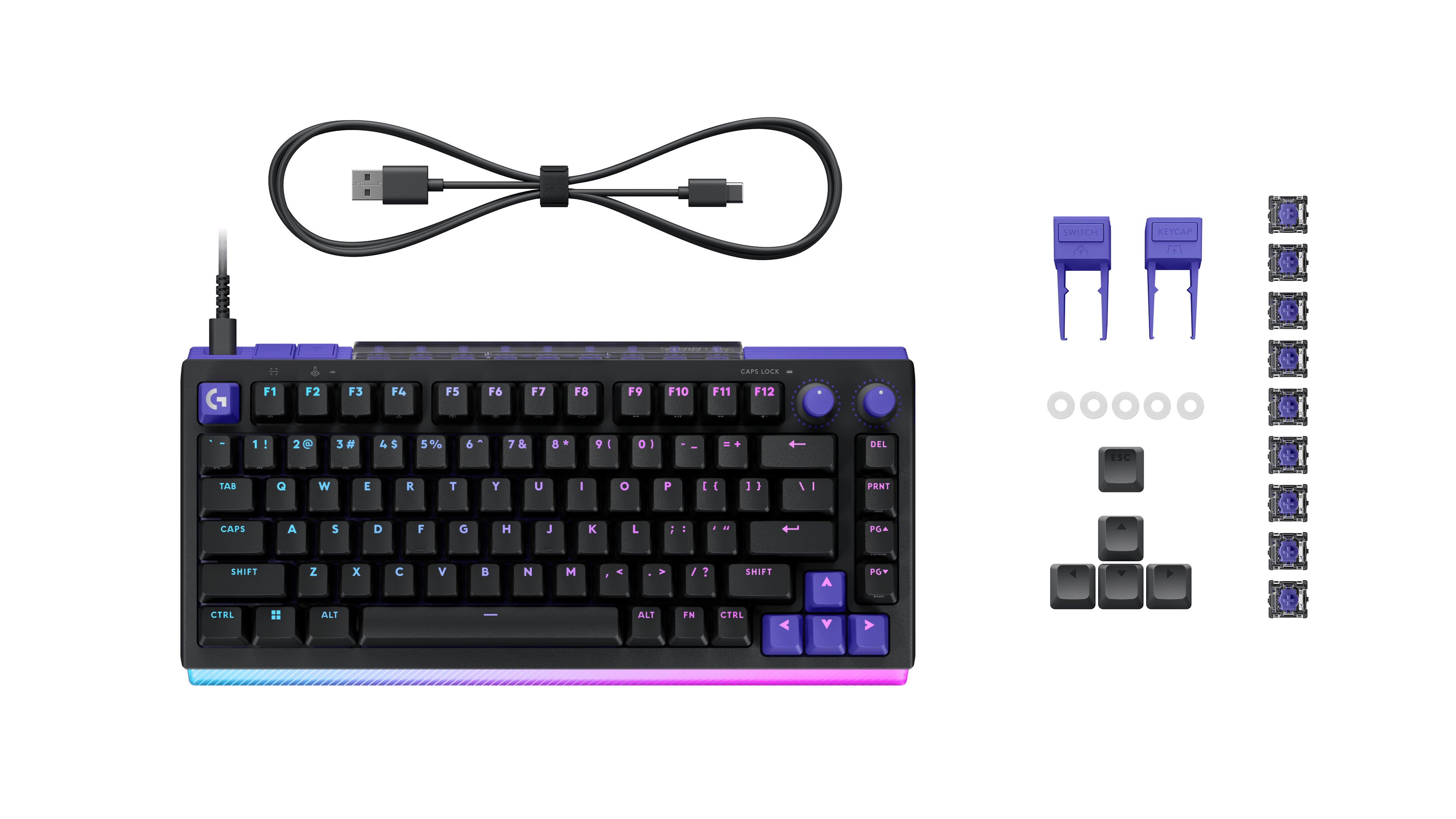 Logitech G G512 X 75 TMR Analog / Mechanical Gaming Keyboard, цвет: Чёрный, вариант 1 — фото 3