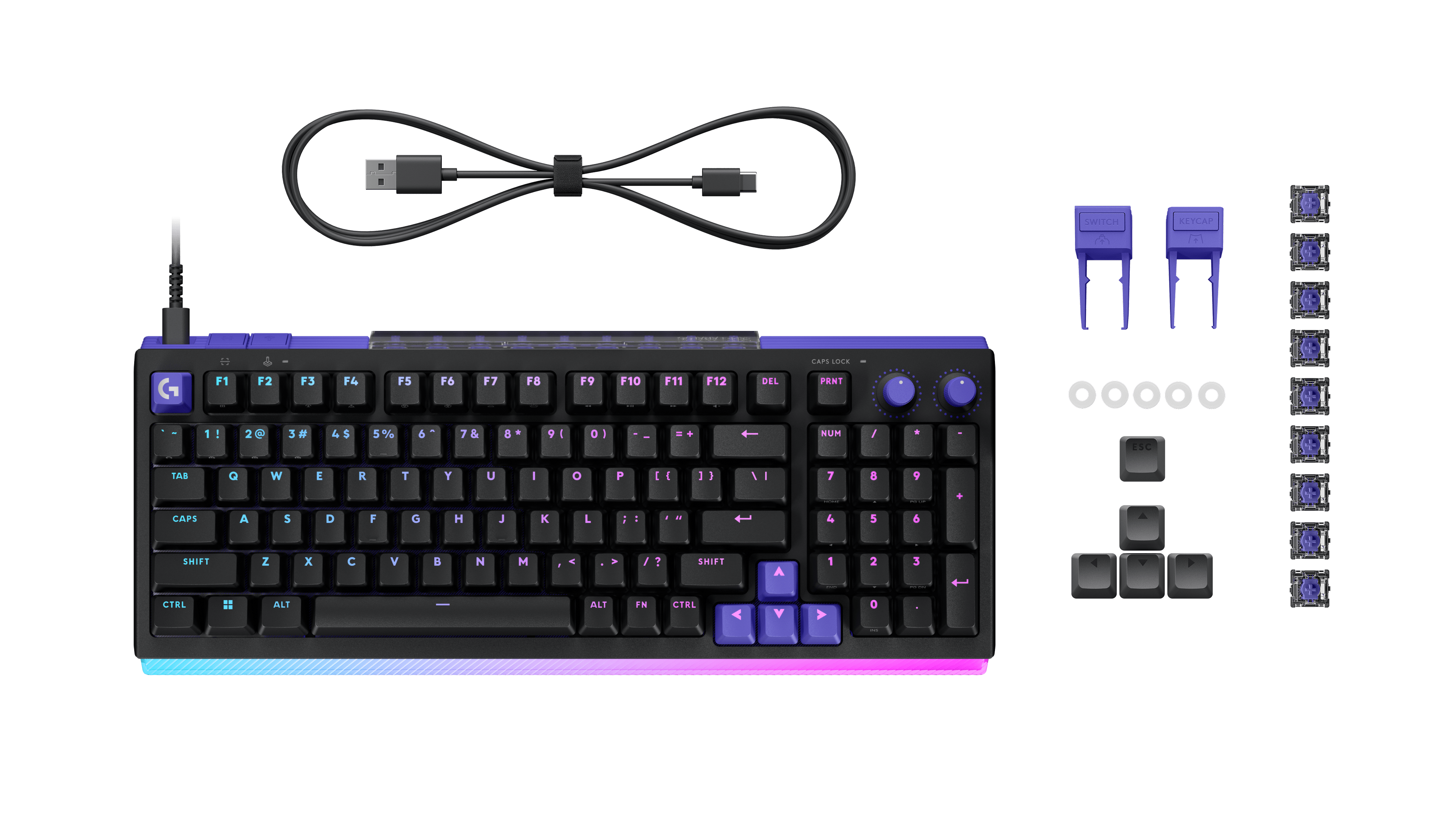 Logitech G G512 X 98 TMR Analog / Mechanical Gaming Keyboard, цвет: Чёрный, вариант 1 — фото 3