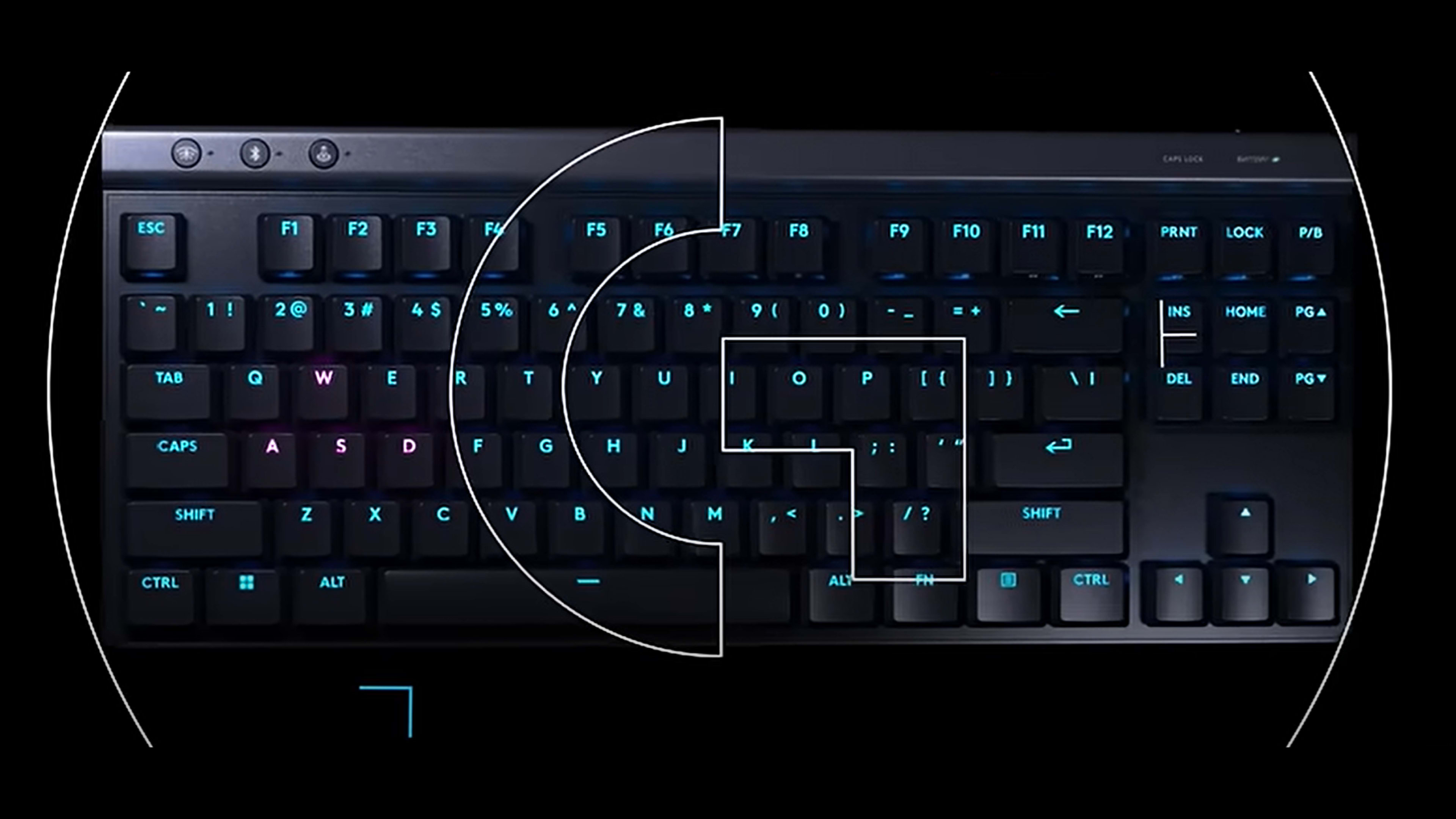Logitech G G515 Lightspeed Tkl Wireless Low Profile Gaming Keyboard, цвет: Чёрный, вариант 1 — фото 6