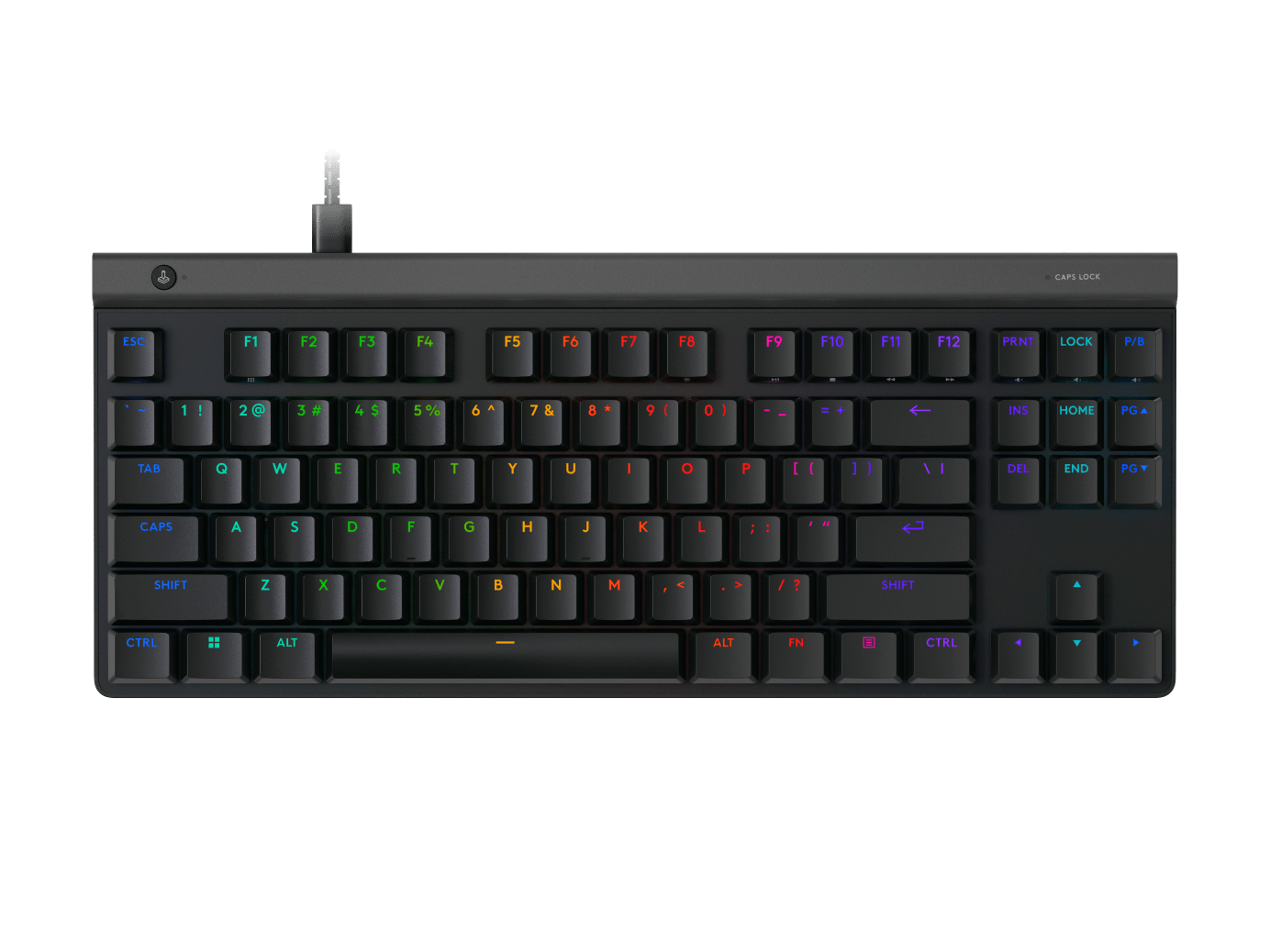 Logitech G G515 TKL Wired Low Profile Gaming Keyboard, цвет: Чёрный