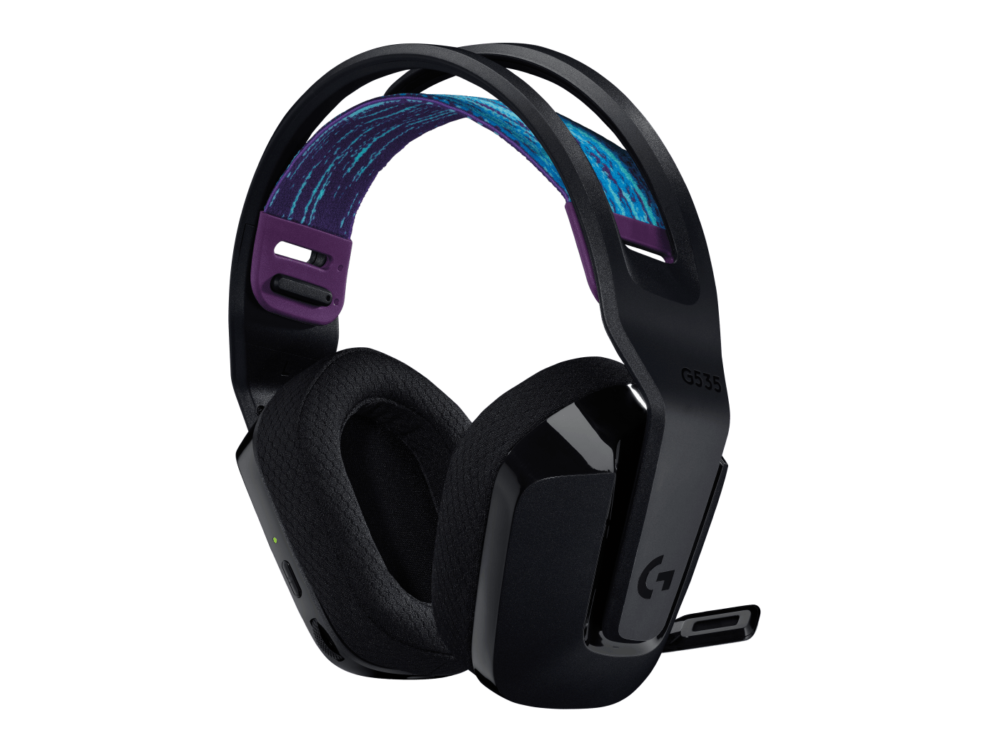 Logitech G G535 Lightspeed Wireless Gaming Headset, цвет: Чёрный — фото 2