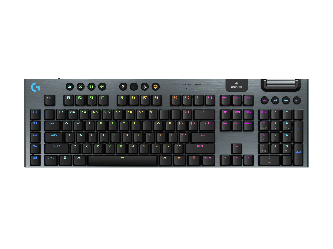 Logitech G G915 X Lightspeed Wireless Gaming Keyboard, цвет: Чёрный