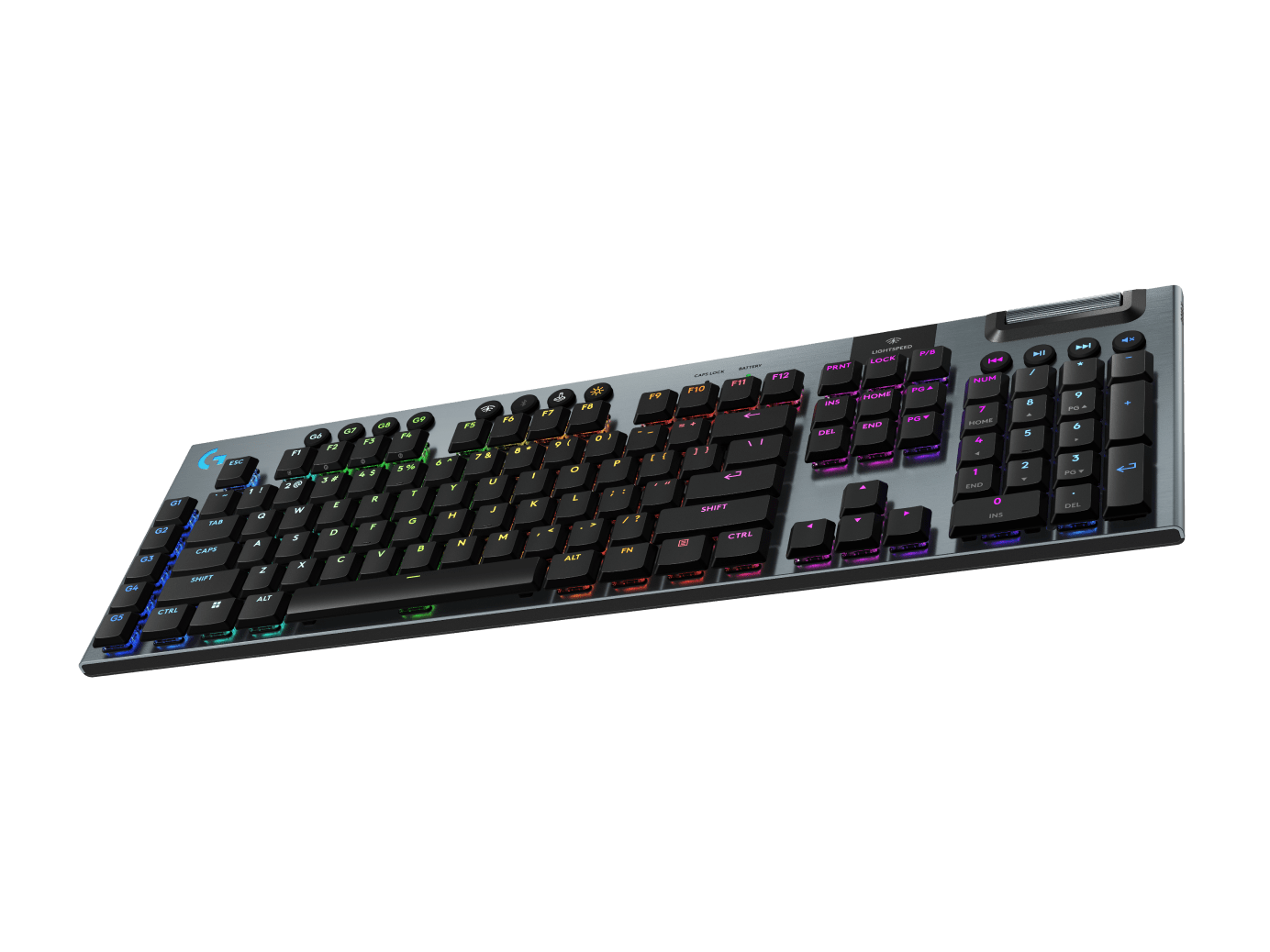 Logitech G G915 X Lightspeed Wireless Gaming Keyboard, цвет: Чёрный, вариант 1 — фото 5