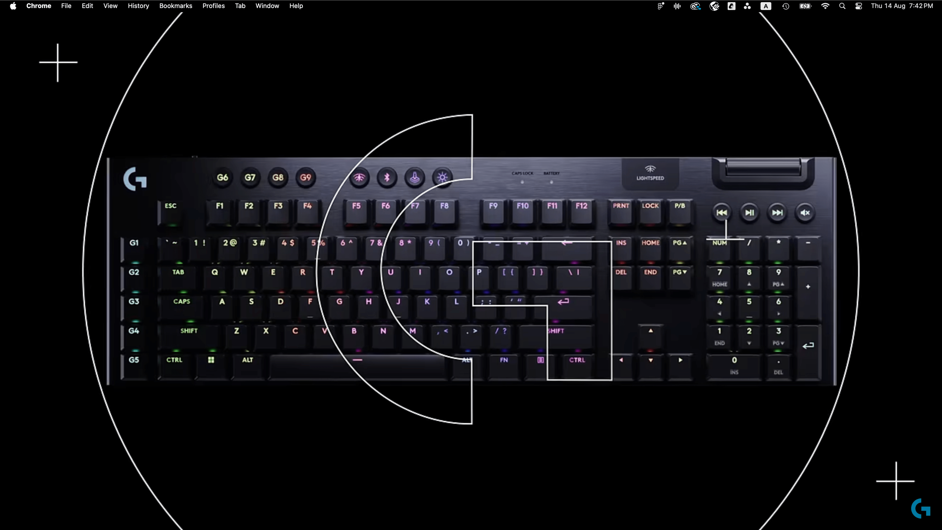 Logitech G G915 X Lightspeed Wireless Gaming Keyboard, цвет: Чёрный, вариант 1 — фото 7