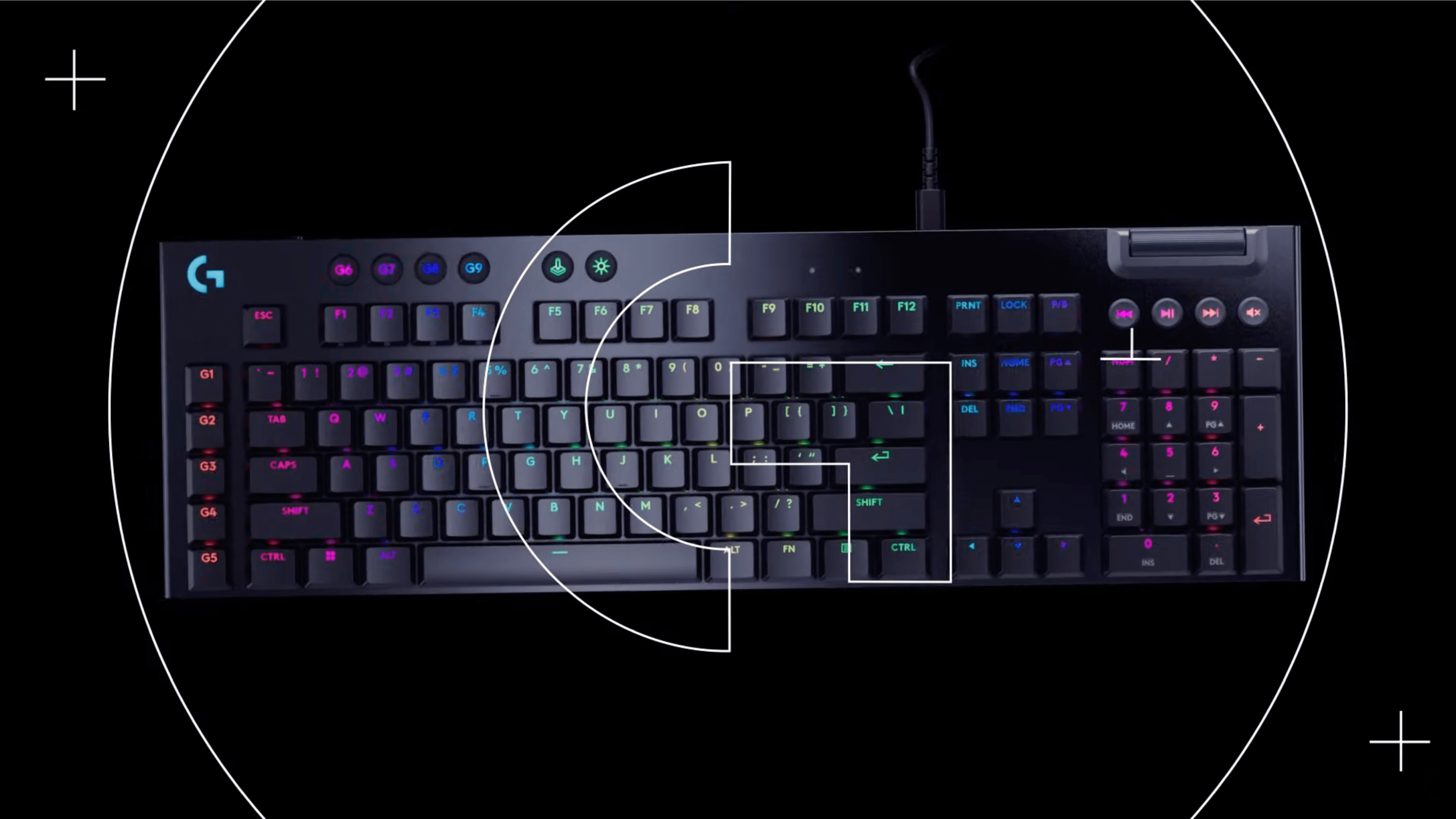 Logitech G G915 X Wired Gaming Keyboard, цвет: Чёрный, вариант 1 — фото 6