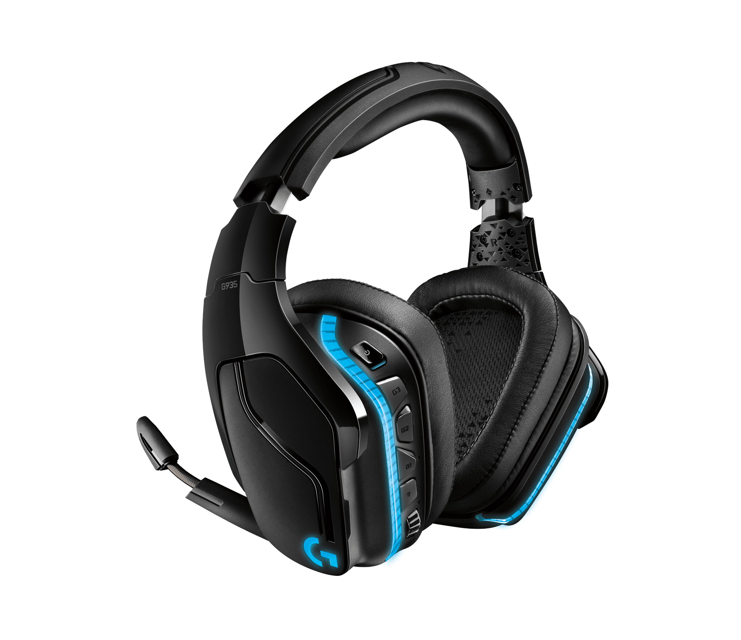 Logitech G G935 Gaming Headset Wireless 7.1 Gaming Headset with Lightsync Rgb, цвет: Чёрный — фото 1