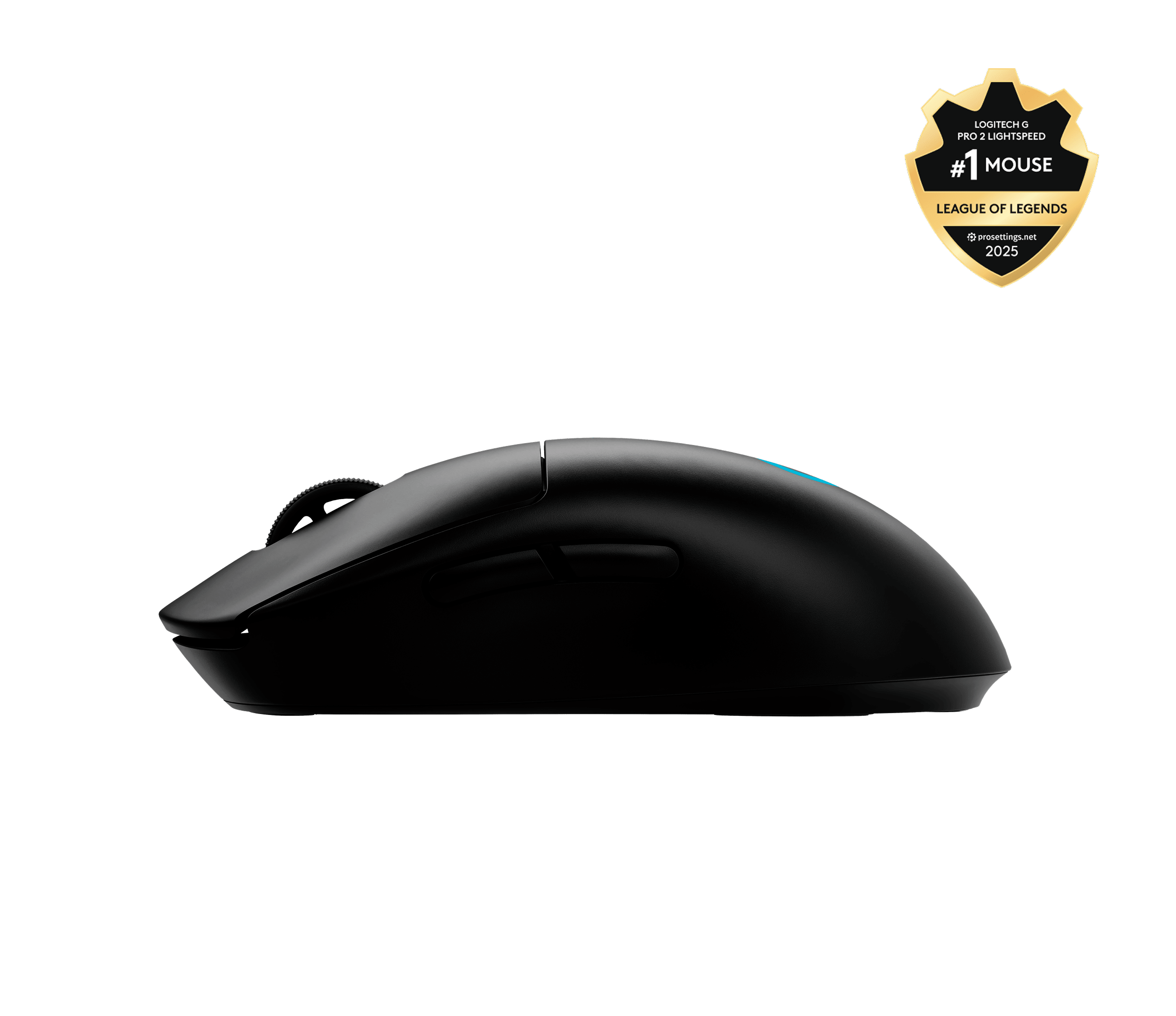 Logitech G PRO 2 Lightspeed Ambidextrous Lightspeed Wireless Gaming Mouse, цвет: Чёрный — фото 2