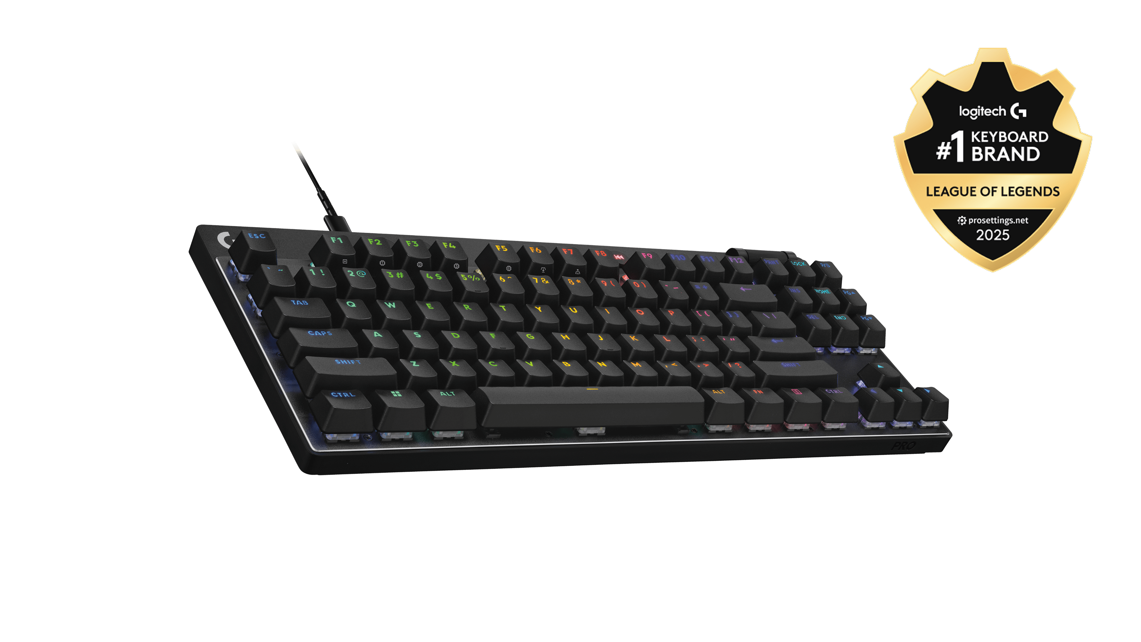 Logitech G PRO X Tkl Rapid, цвет: Чёрный — фото 2