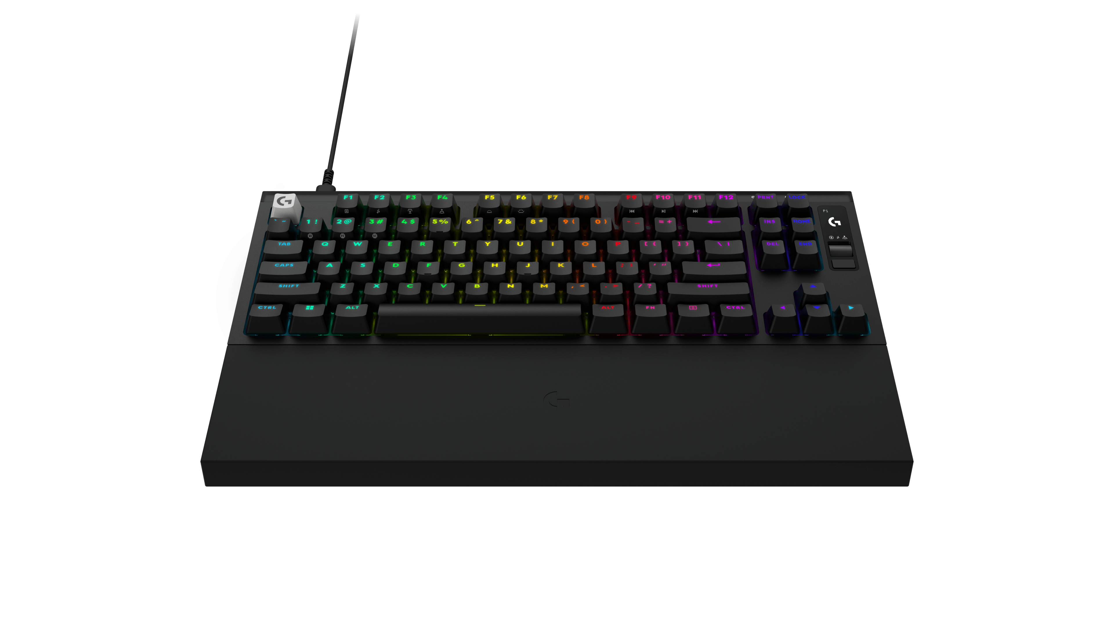 Logitech G PRO X2 Rapid 8K Wired TKL Analog Gaming Keyboard With Oled, цвет: Чёрный — фото 2