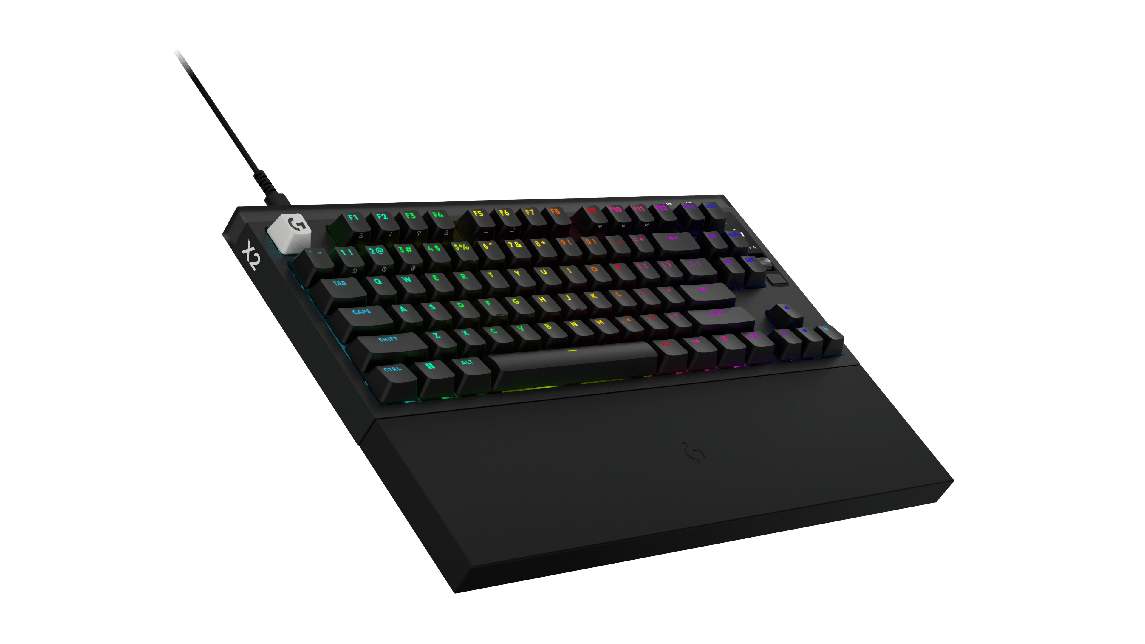 Logitech G PRO X2 Rapid 8K Wired TKL Analog Gaming Keyboard With Oled, цвет: Чёрный — фото 3