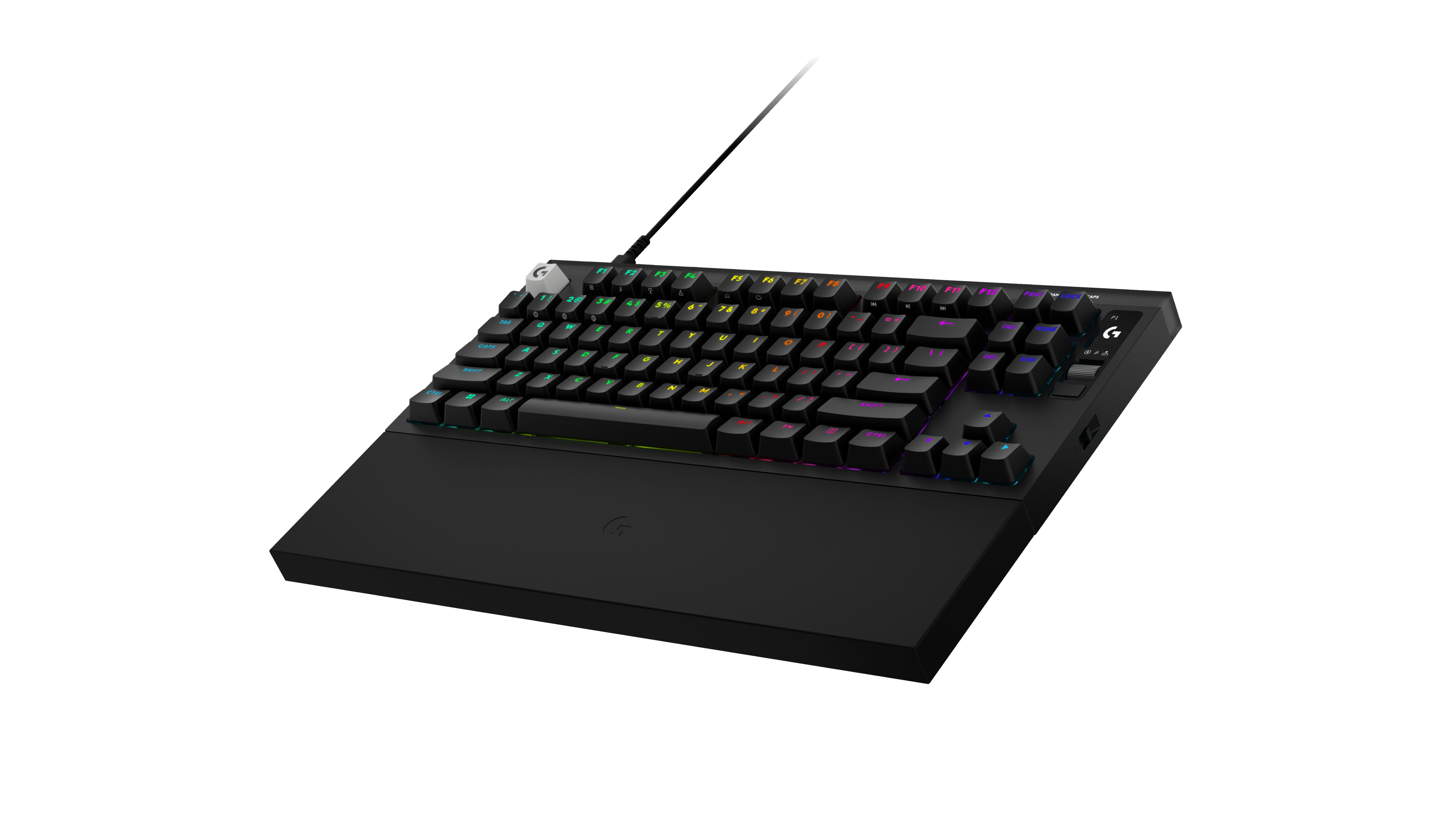 Logitech G PRO X2 Rapid 8K Wired TKL Analog Gaming Keyboard With Oled, цвет: Чёрный — фото 4