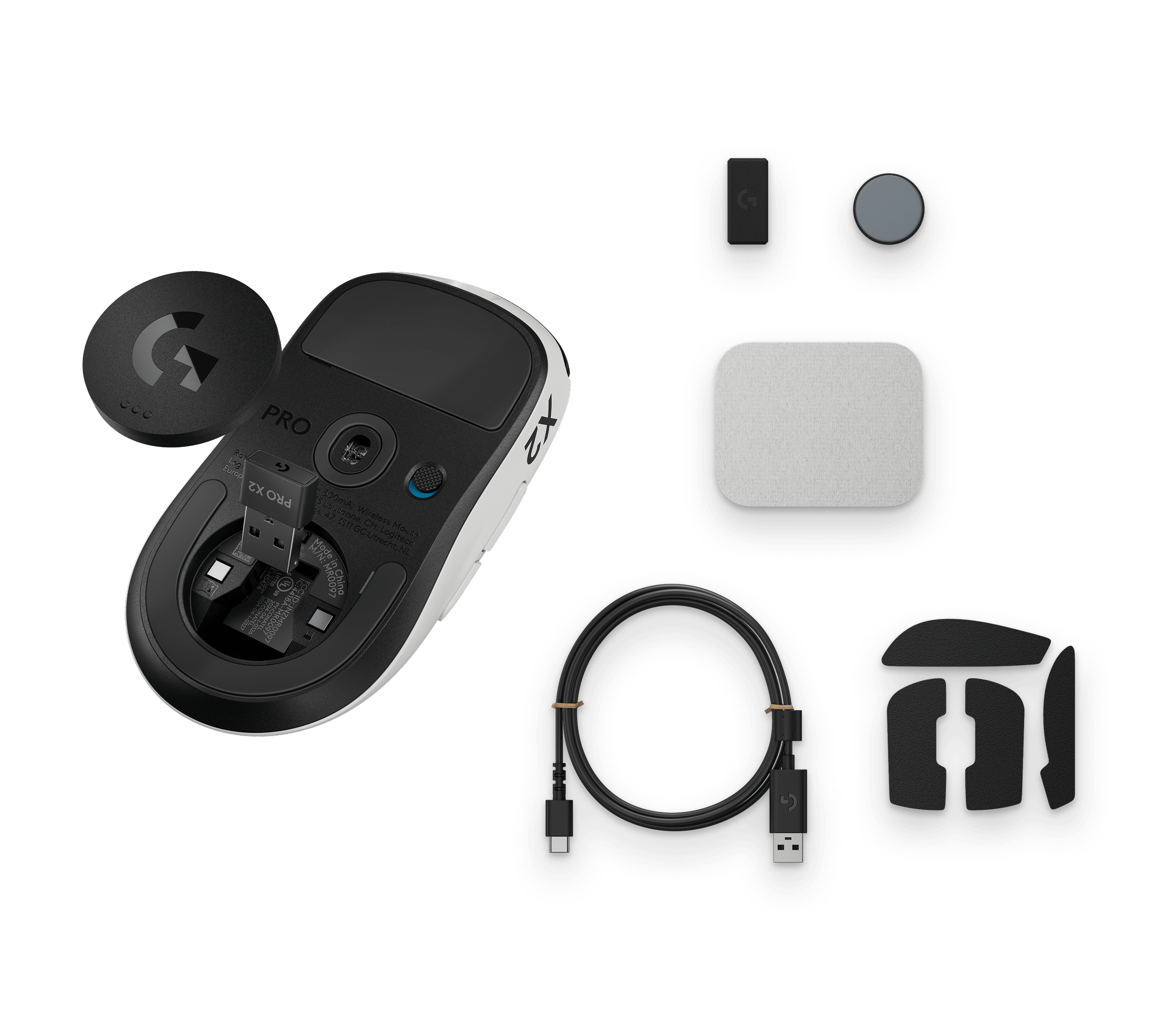 Logitech G PRO X2 Superstrike Lightspeed Wireless Gaming Mouse, цвет: Lunar Eclipse — фото 4