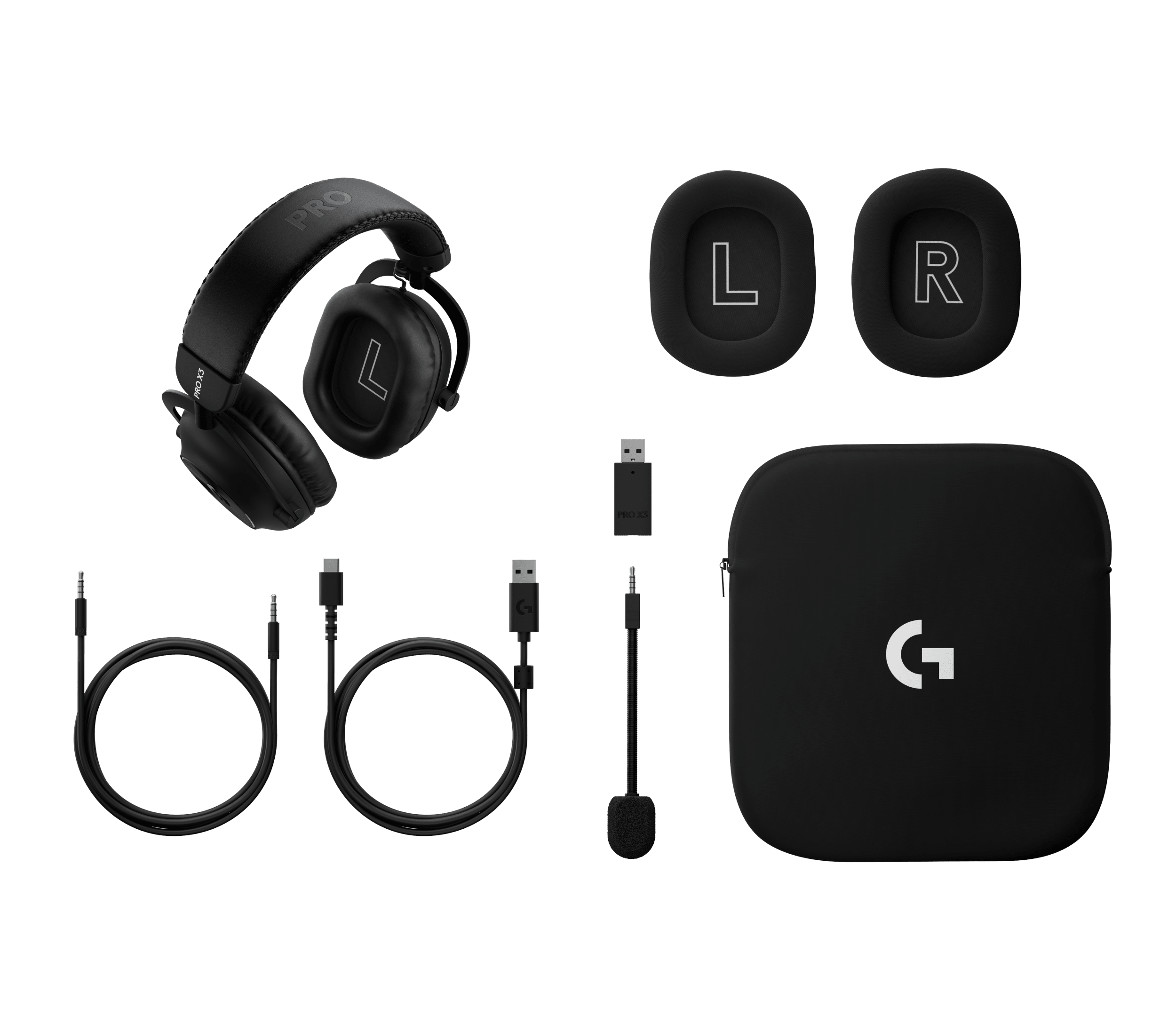 Logitech G PRO X3 Lightspeed Lightspeed Wireless 7.1 Gaming Headset with Bluetooth, цвет: Чёрный — фото 3