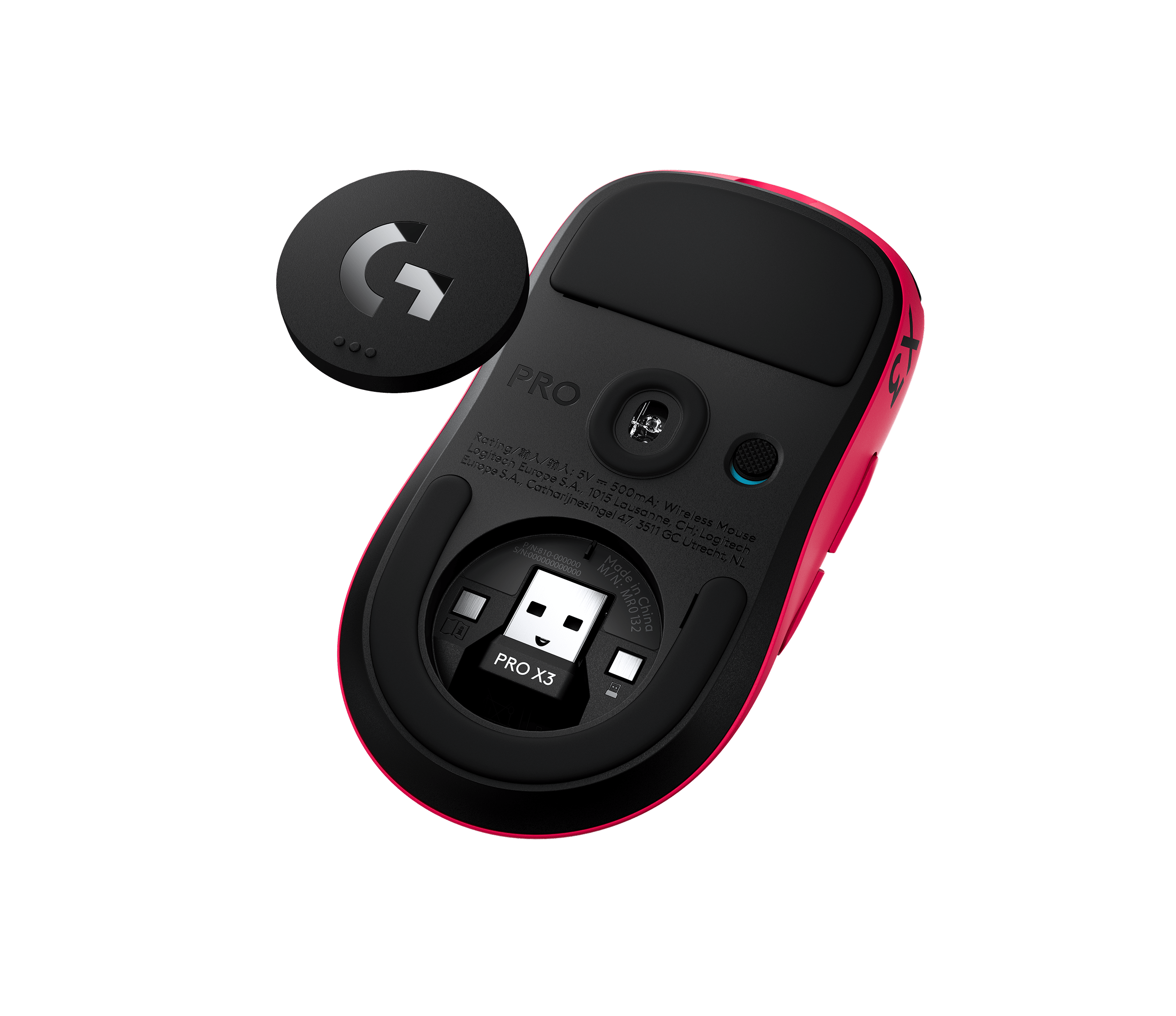 Logitech G PRO X3 Superstrike Lightspeed Wireless Gaming Mouse, цвет: Пурпурный — фото 4