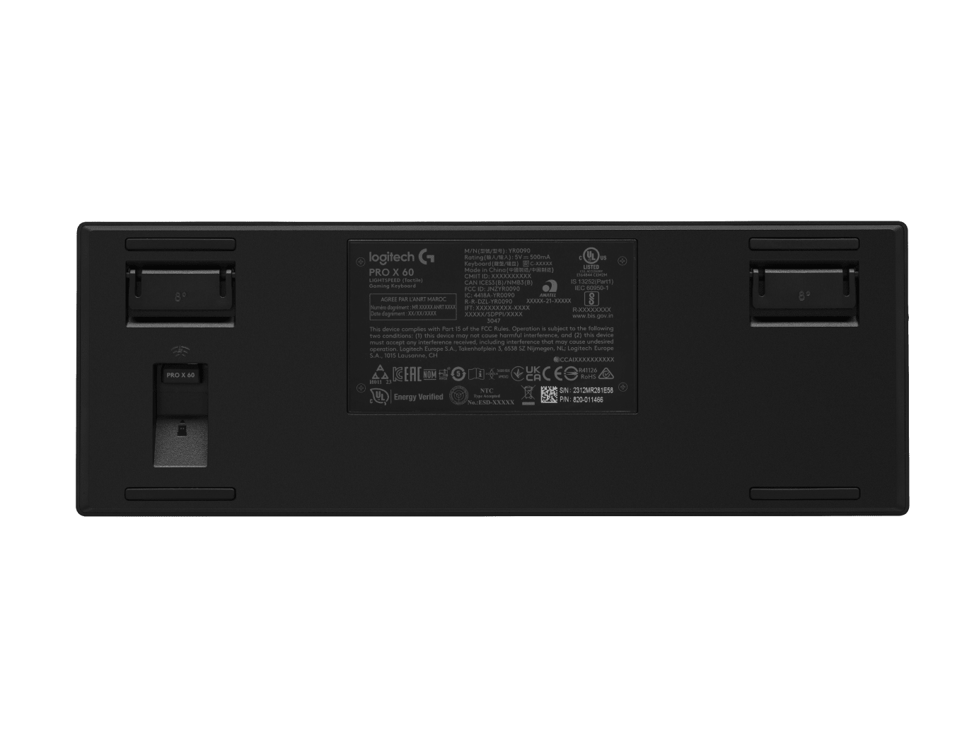 Logitech G PRO X 60 Wireless 60% Gaming Keyboard- Optical Switches, цвет: Чёрный, вариант 1 — фото 7