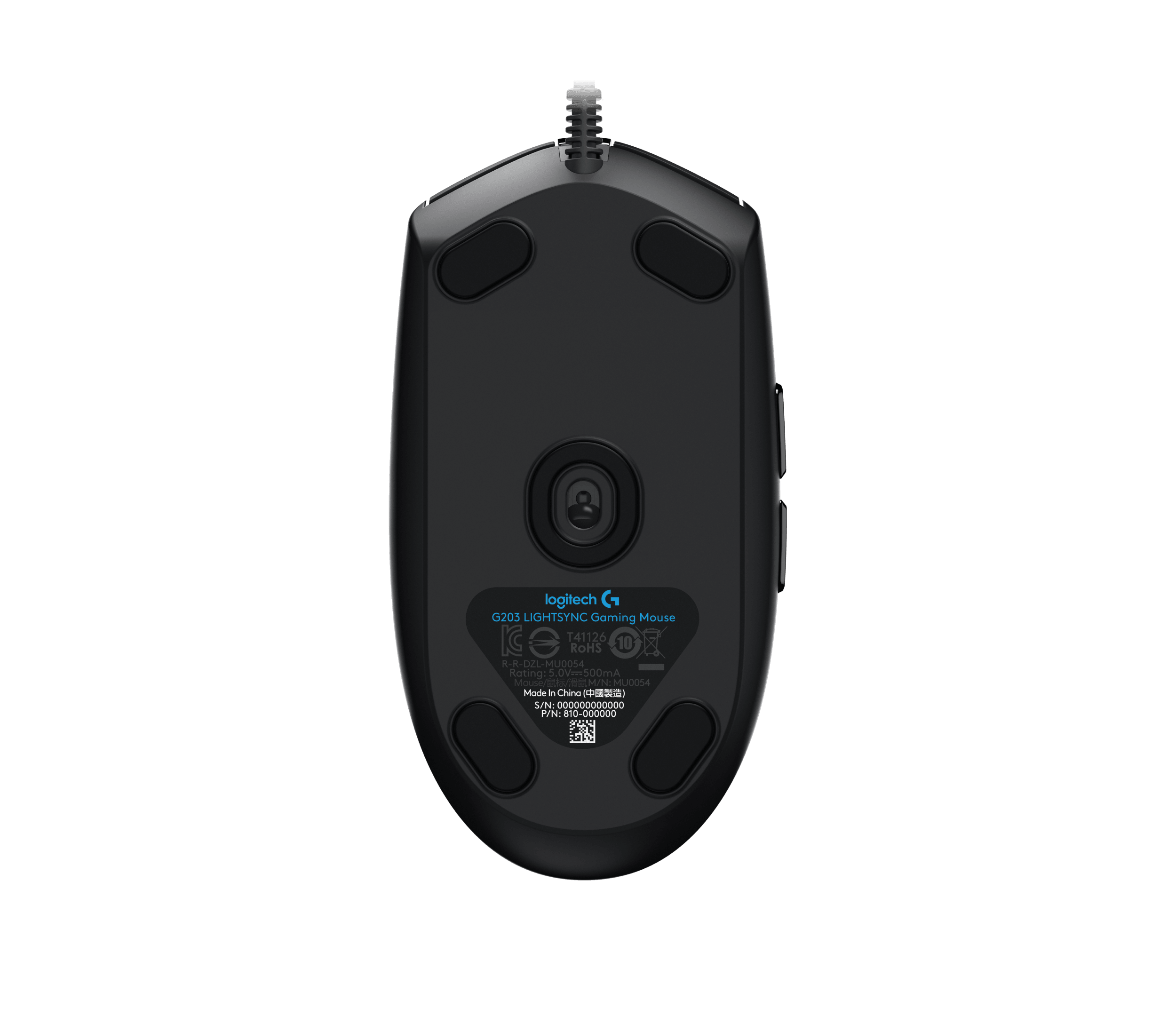 Logitech G G203 Wired Gaming Mouse, цвет: Чёрный — фото 3