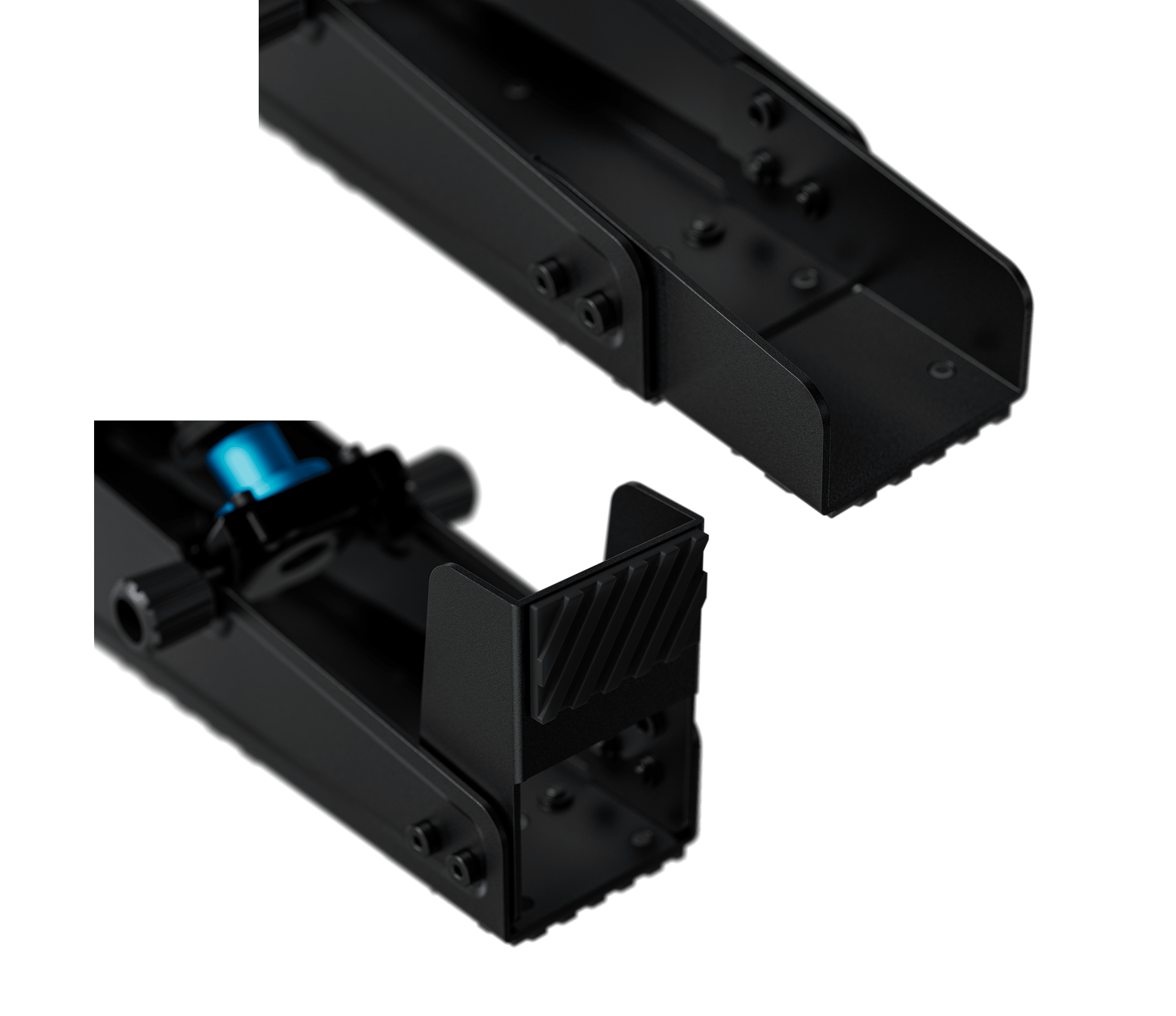 Logitech G RS Pedals 165.3 lbs (75 kg) Load Cell & Hall Effect, цвет: Чёрный — фото 3