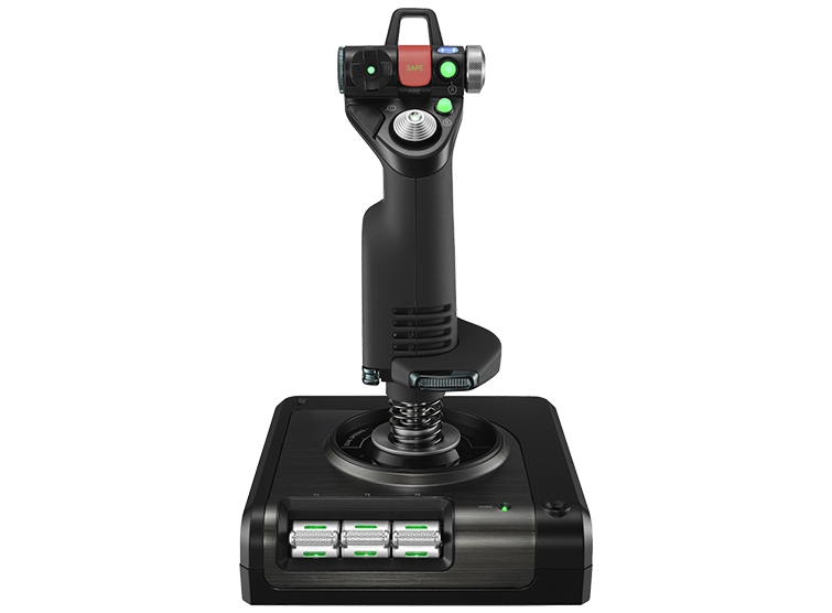 Logitech G X52 Professional H.O.T.A.S. Upgraded X52, better springs, цвет: Чёрный — фото 4