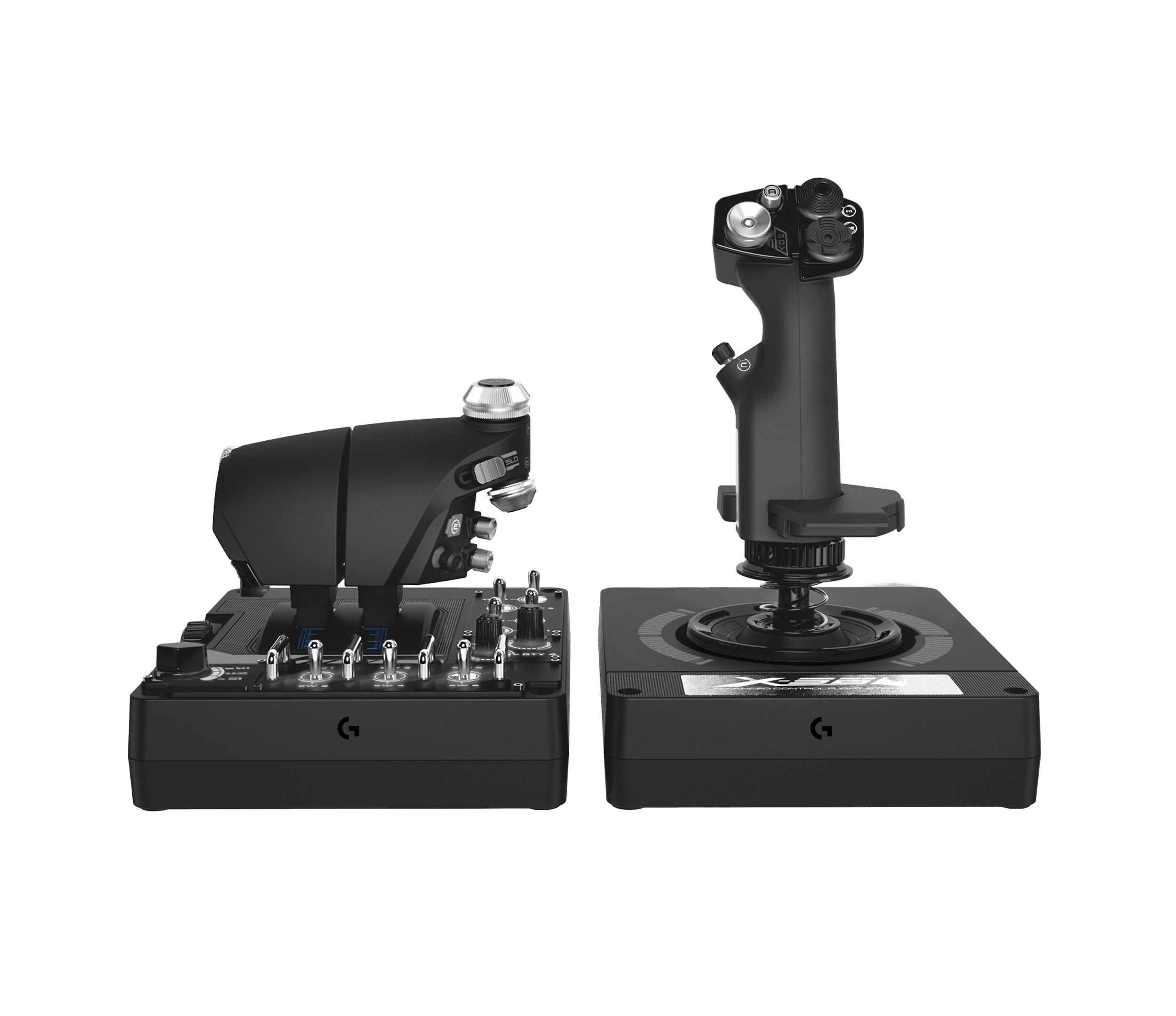 Logitech G X56 H.O.T.A.S. Advanced Hotas, Rgb, dual throttle, цвет: Чёрный