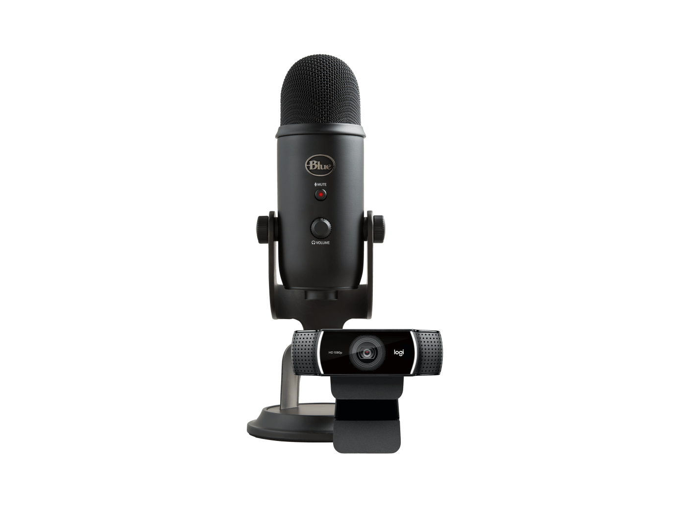 Logitech G Yeti + C922 Pro Streamer Pack, цвет: Чёрный