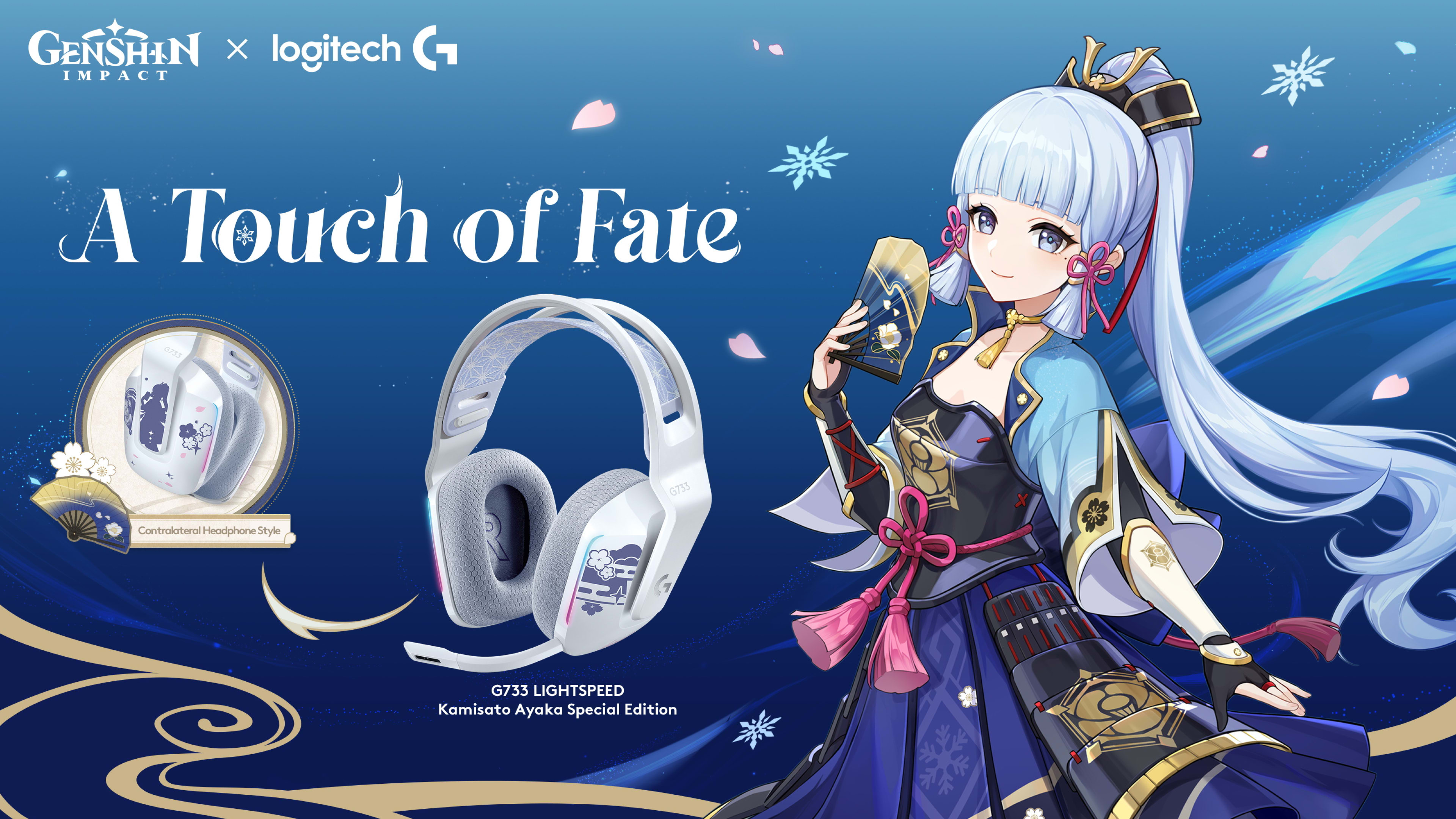 G733 Kamisato Ayaka Special Edition Headset | Logitech G
