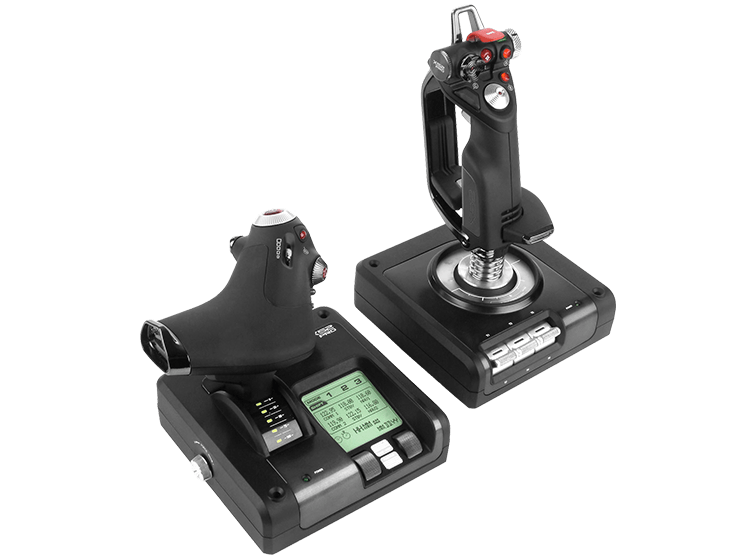 Saitek (Logicool) x52 HOTAS フライトスティック Logitech G X52 Professional Space & Flight Simulator HOTAS Joystick