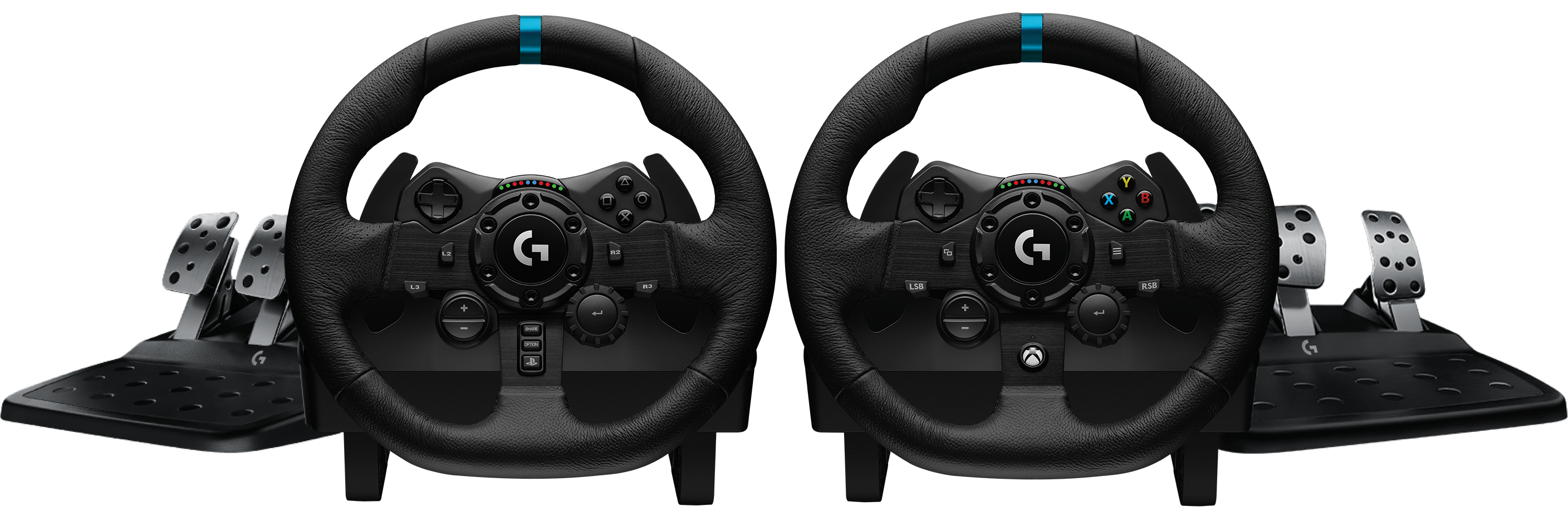Logitech G923 Trueforce Sim Racing Wheel For Xbox Playstation And Pc