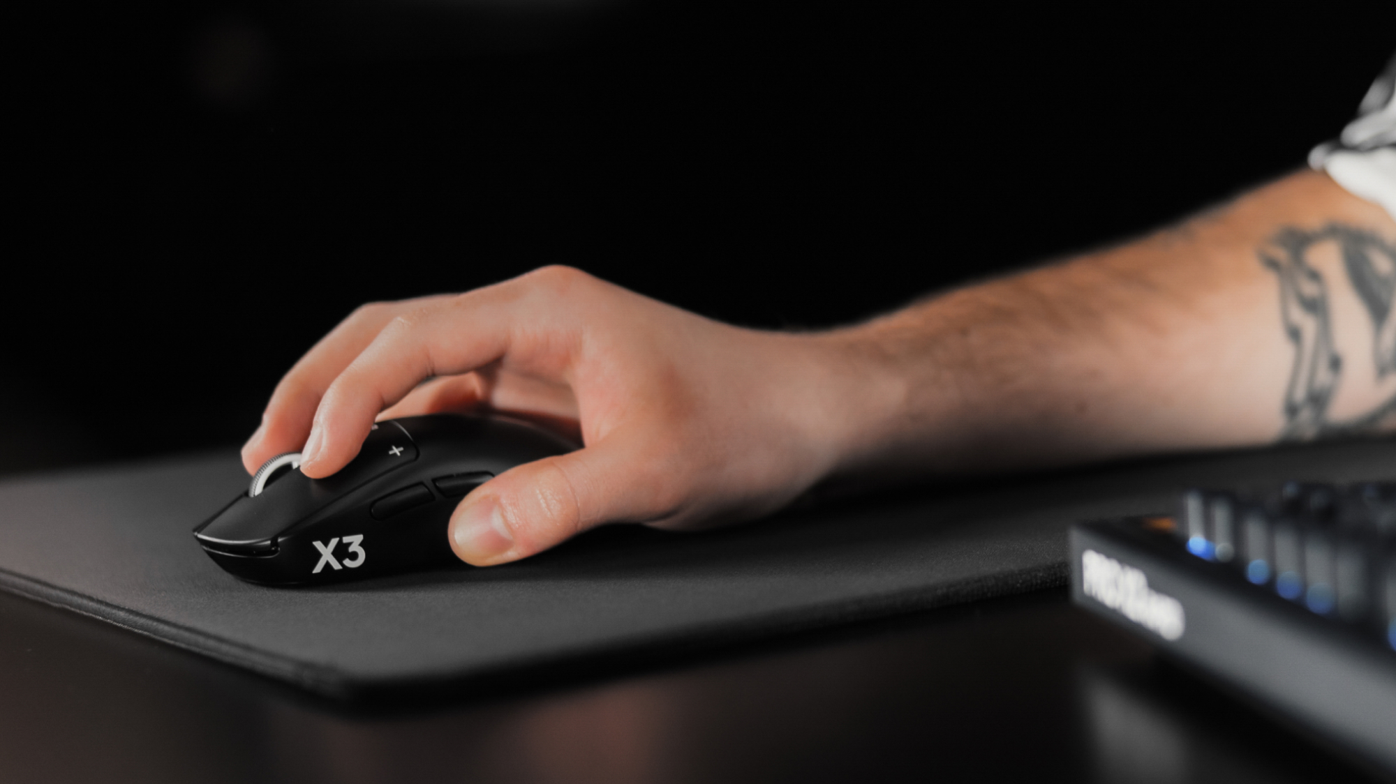 Playing on the PRO X3 SUPERSTRIKE Midnight Black