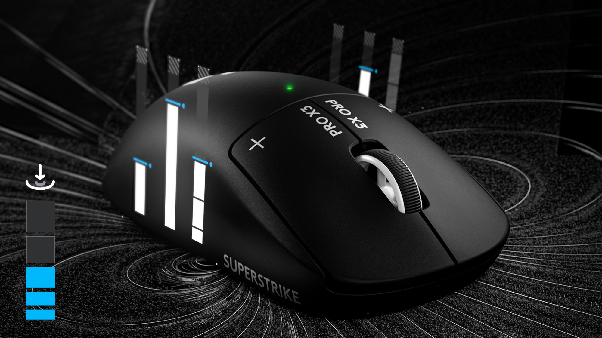 PRO X3 SUPERSTRIKE LIGHTSPEED wireless connection