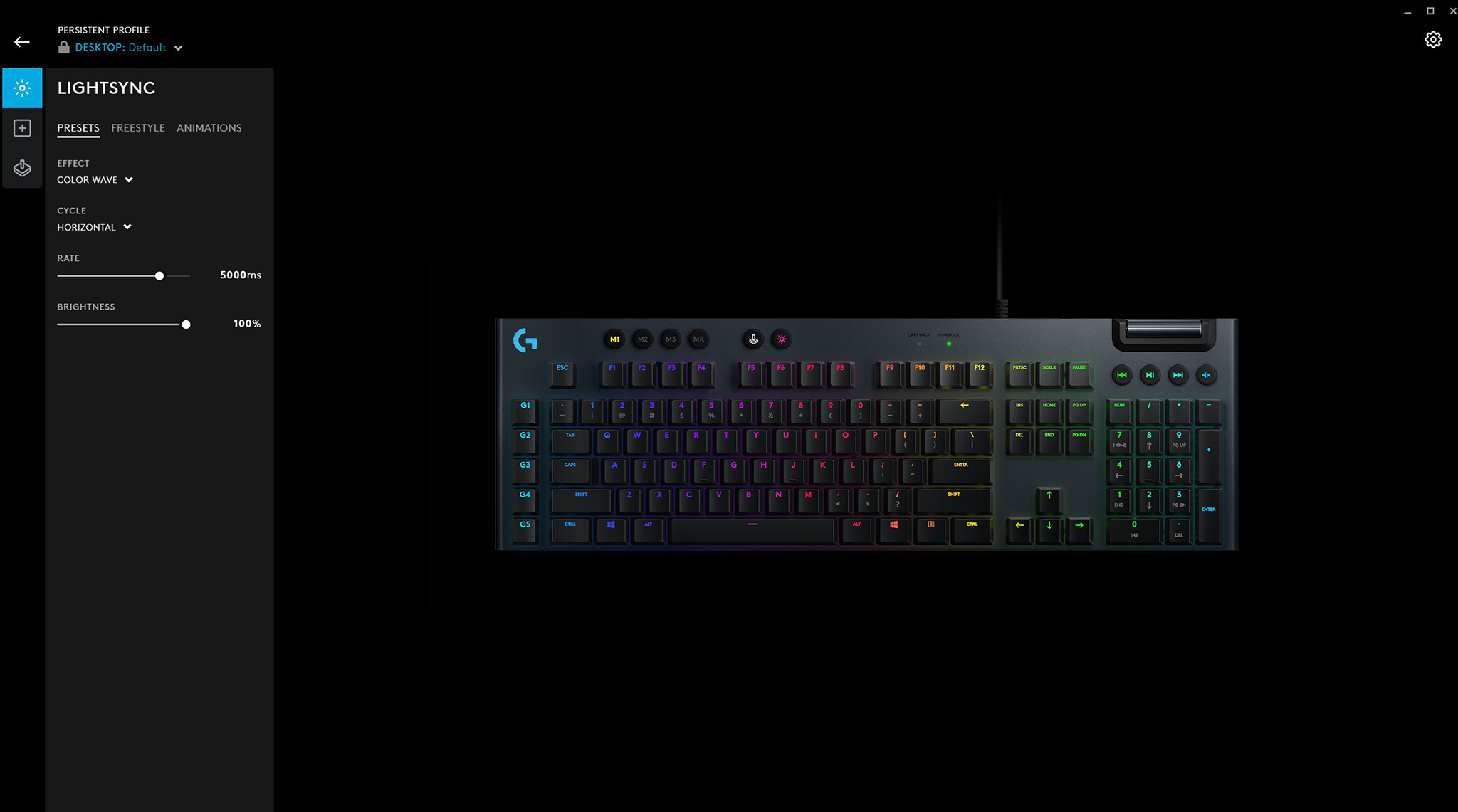 G815 | FULL SPECTRUM PROGRAMMABILITY