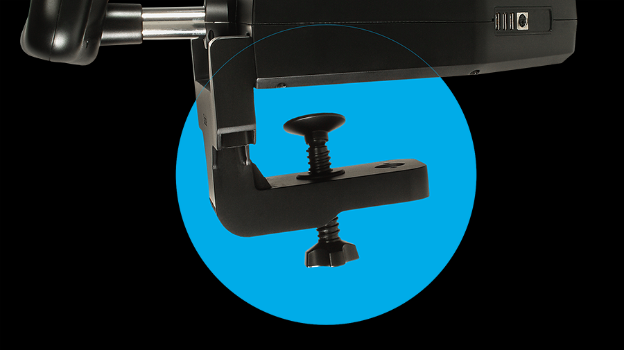 flight yoke adjustable mount