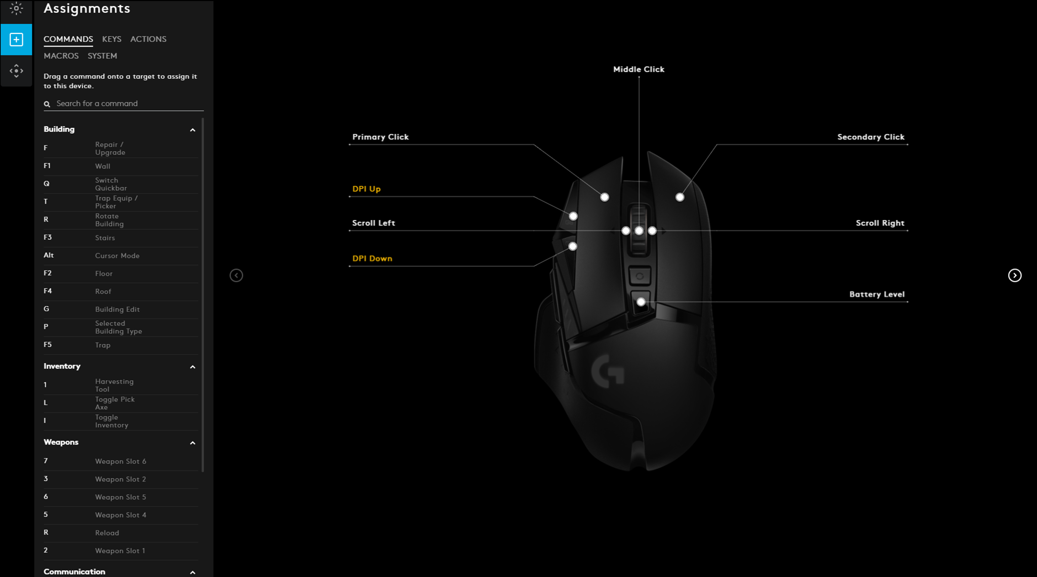 G502 LIGHTSPEED | Programmable Buttons