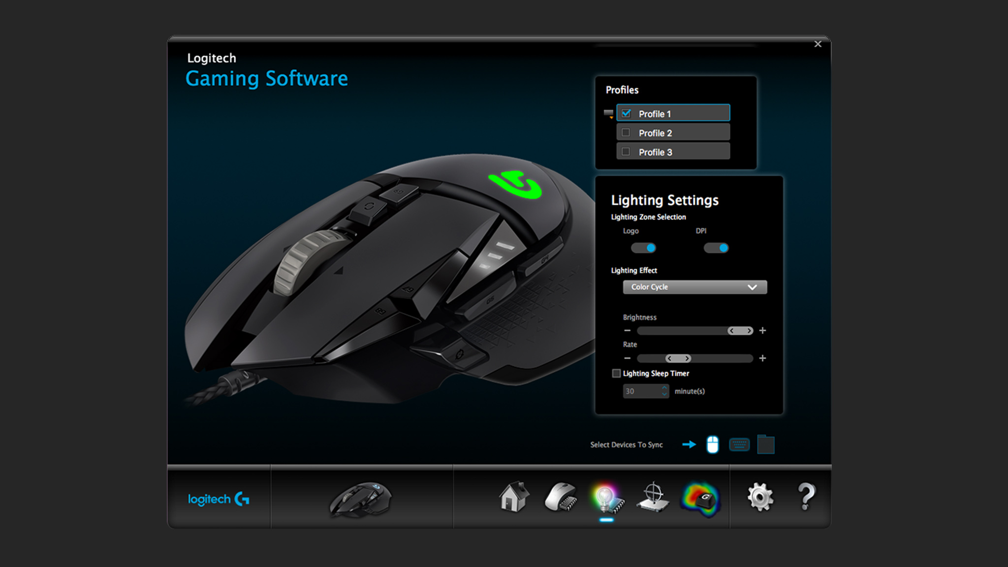 Myš G502 Proteus Spectrum RGB Tunable Gaming Mouse