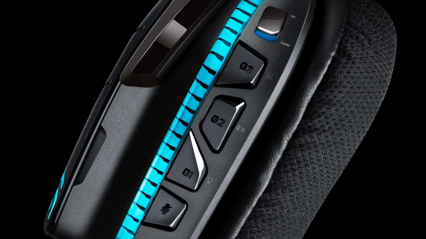 Audífonos con micrófono 7.1 RGB G633 para juegos