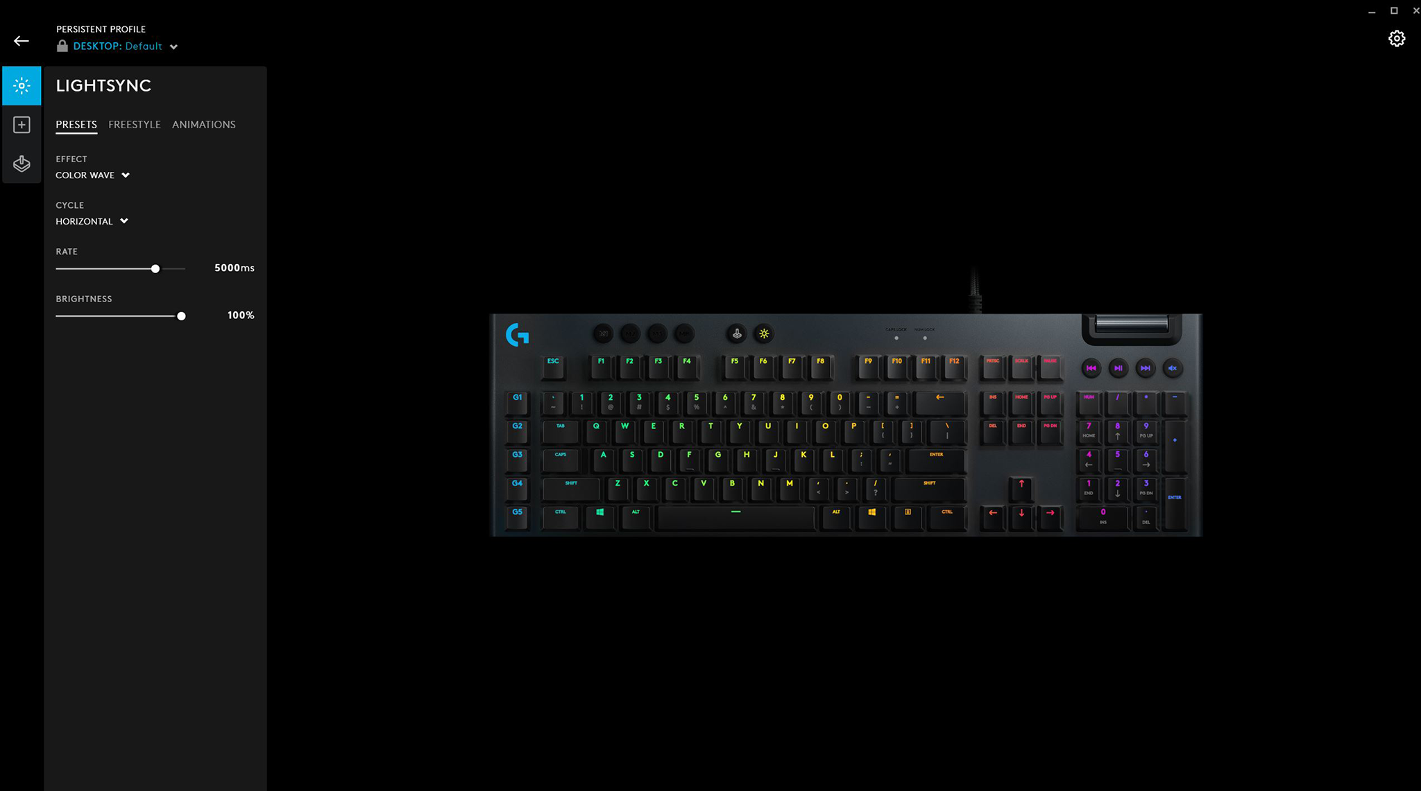 G815 | FULL SPECTRUM PROGRAMMABILITY