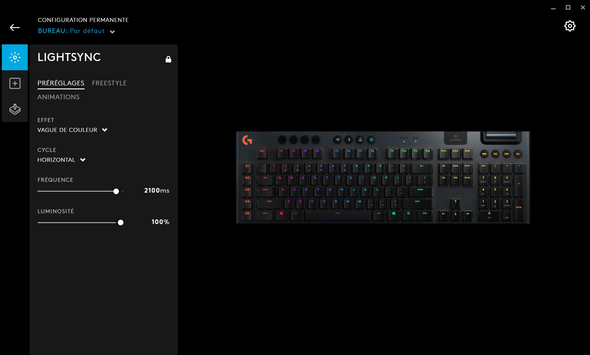 G915 | PROGRAMMABILITÉ TOTALE