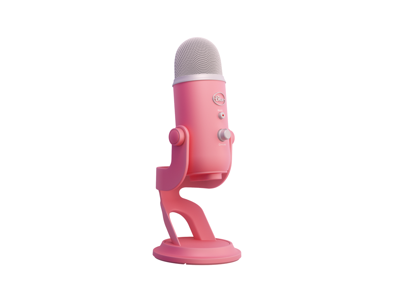 YETI FOR THE AURORA COLLECTION Premium Multi-Pattern USB Mic with Blue VO!CE - Pink Dawn