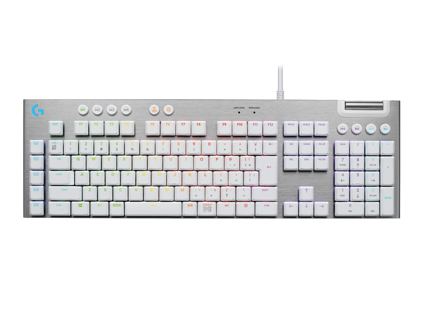 ロジクール　G813 ホワイト Logicool G813 LIGHTSYNC RGBメカニカル ゲーミング キーボード