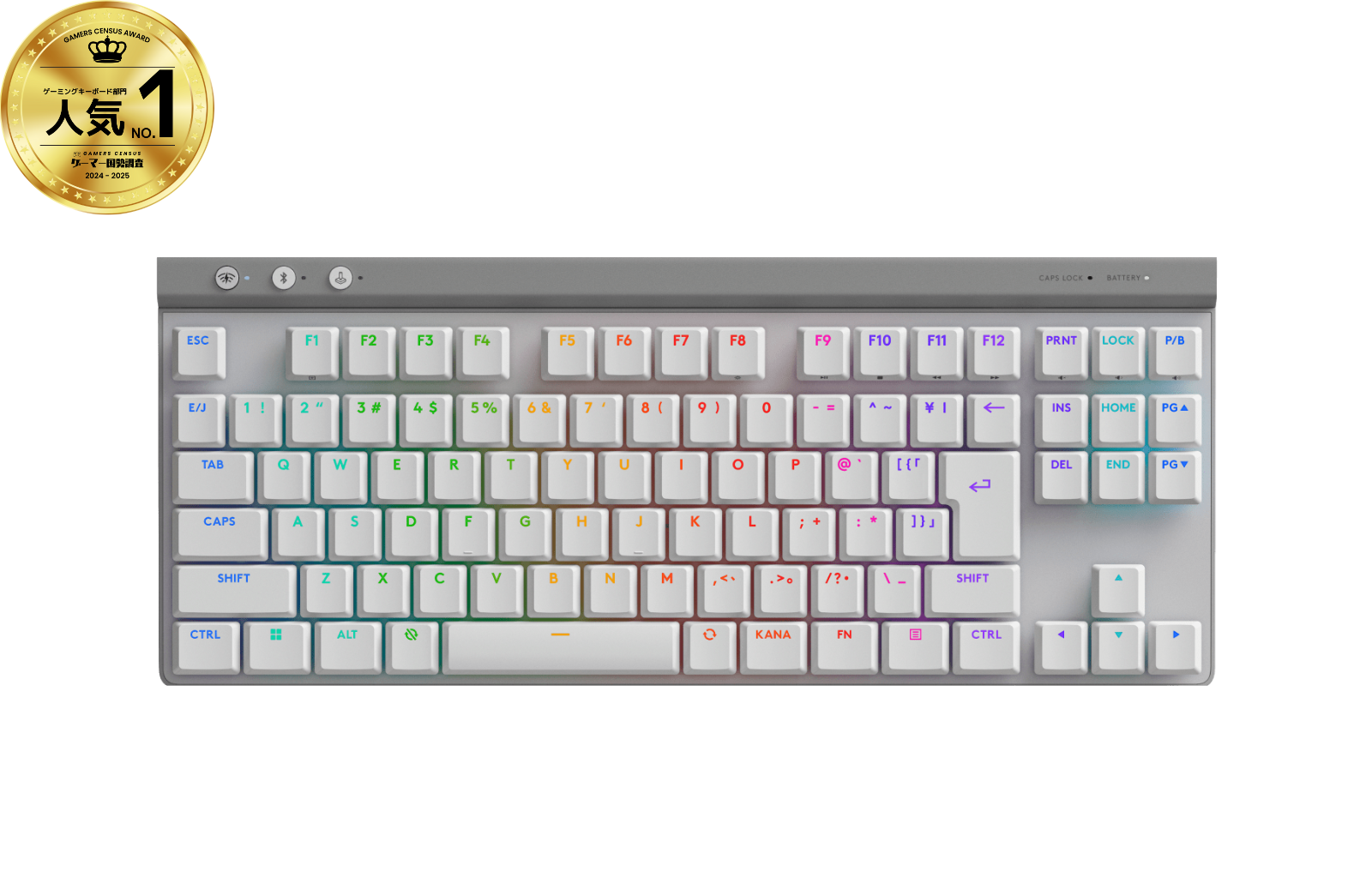G515 LIGHTSPEED TKL Wireless Gaming Keyboard | ロジクールG