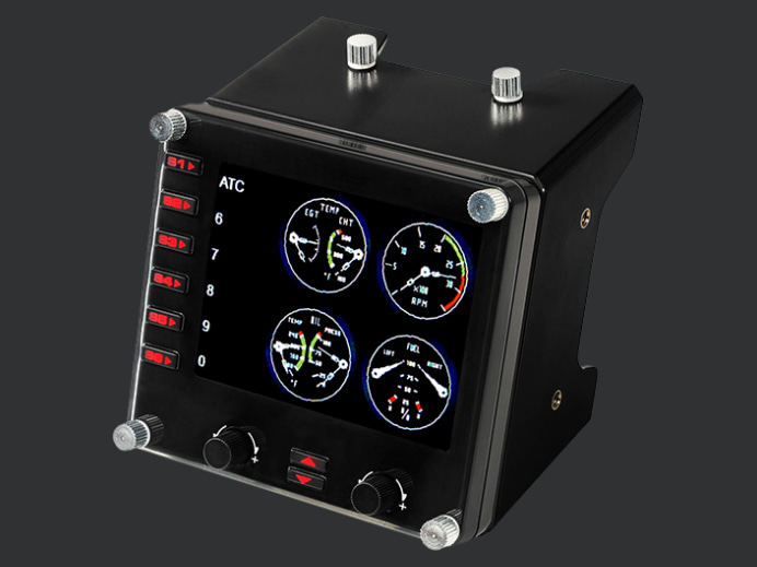 Logitech G Flight Simulator Aircraft Instrument Panel 