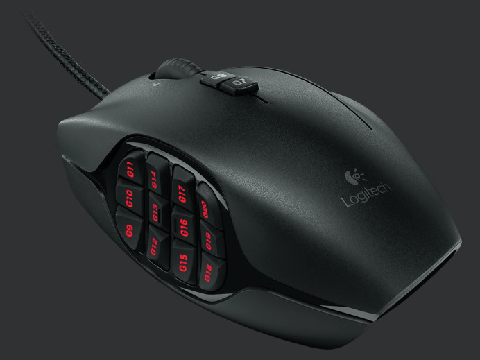 Logitech G600 MMO Gaming Mouse - 20 Buttons & LIGHTSYNC RGB