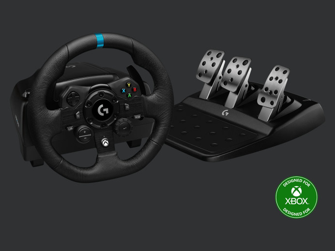 Logitech G923 Trueforce Sim Racing Wheel For Xbox Playstation And Pc