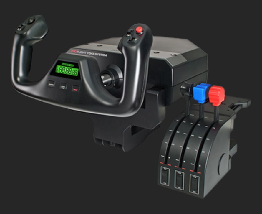 Logitech G Flight Simulator Throttle Quadrant for Multi-Engine Aircraft