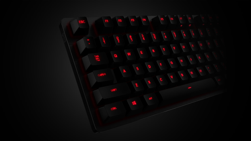 Logitech G413 Backlit Mechanical Gaming Keyboard lighting